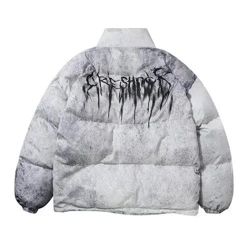 Other Jack Streetwear Gothic Puffer Jacket Size US M / EU 48-50 / 2 - 4 Thumbnail
