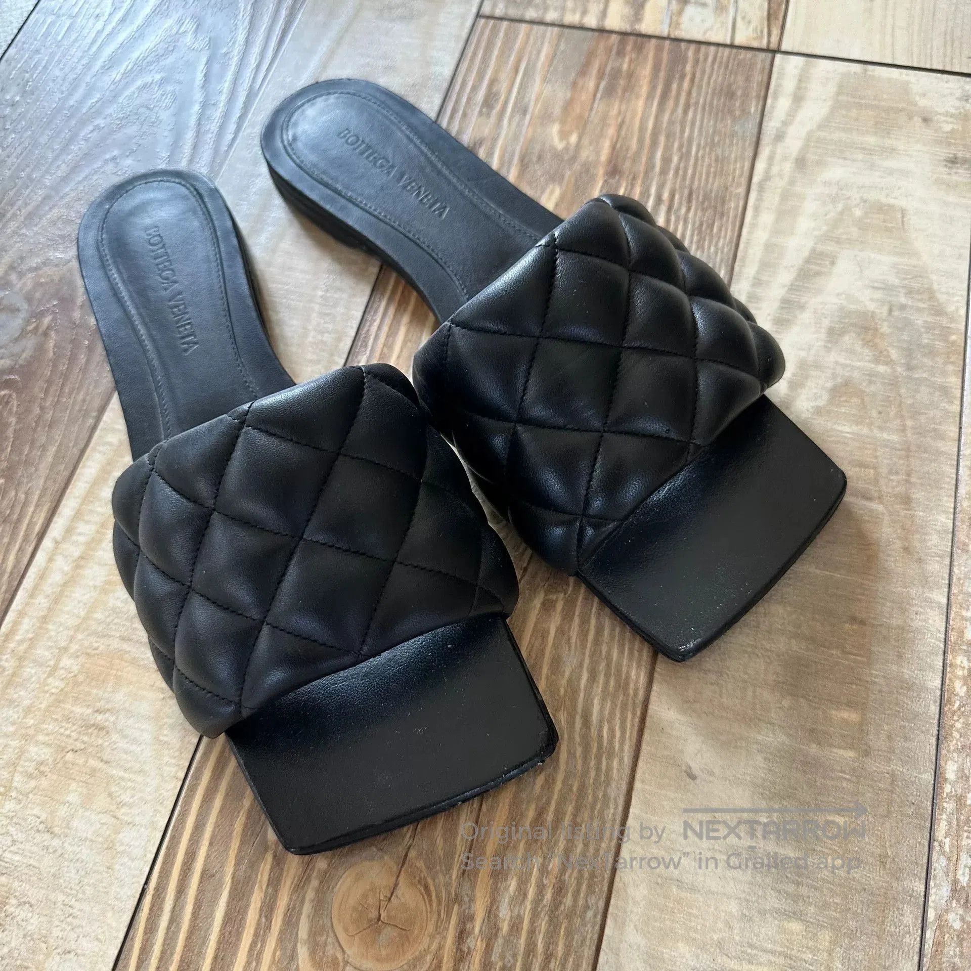 Bottega Veneta Bottega Veneta Quilted Leather Slippers. Size US 7 / IT 37 - 4 Thumbnail