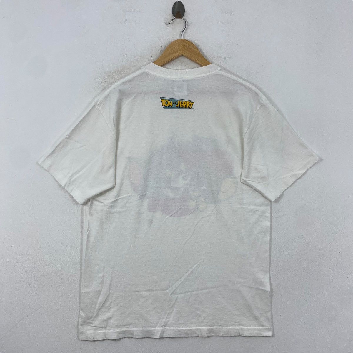 Cartoon Network × Vintage Vintage 90's TOM & JERRY What A Pair Cartoon Tee Shirt Size US L / EU 52-54 / 3 - 8 Thumbnail