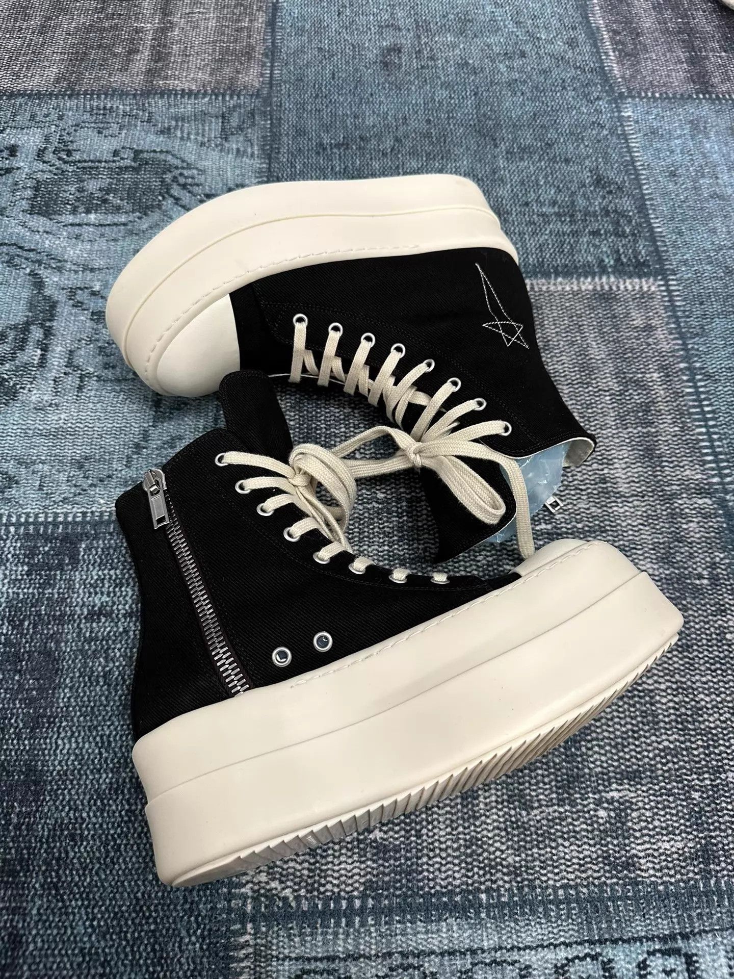 Rick Owens Rick Owens High Top Thick Sole 37.5 Worn Once Size US 7 / IT 37 - 2 Thumbnail