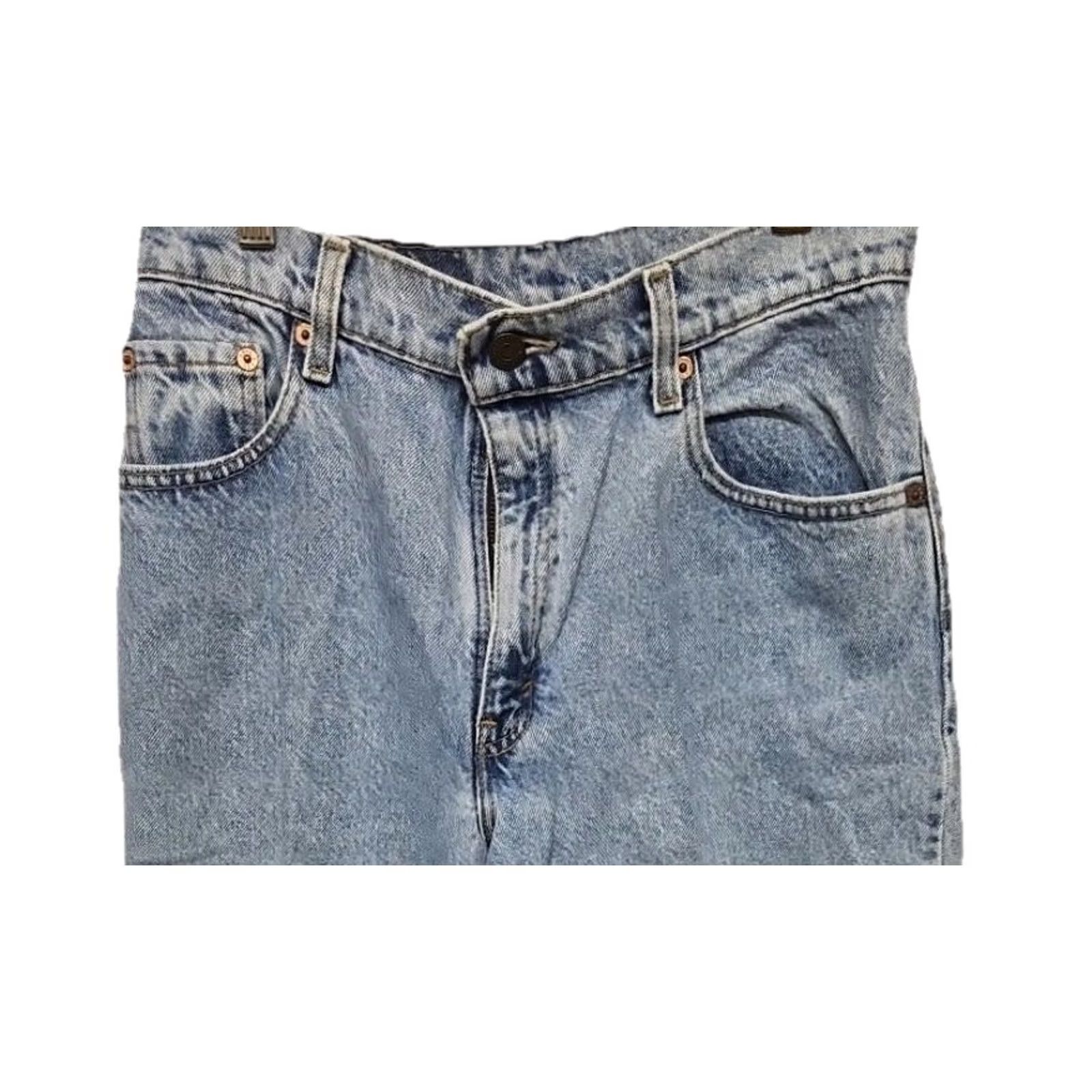Levi's VINTAGE Levi’s 491 High Waist Tapered Mom Jeans Womens 28x30 Blue Denim USA 90s Jeans Womens Size 28" / US 6 / IT 42 - 2 Thumbnail