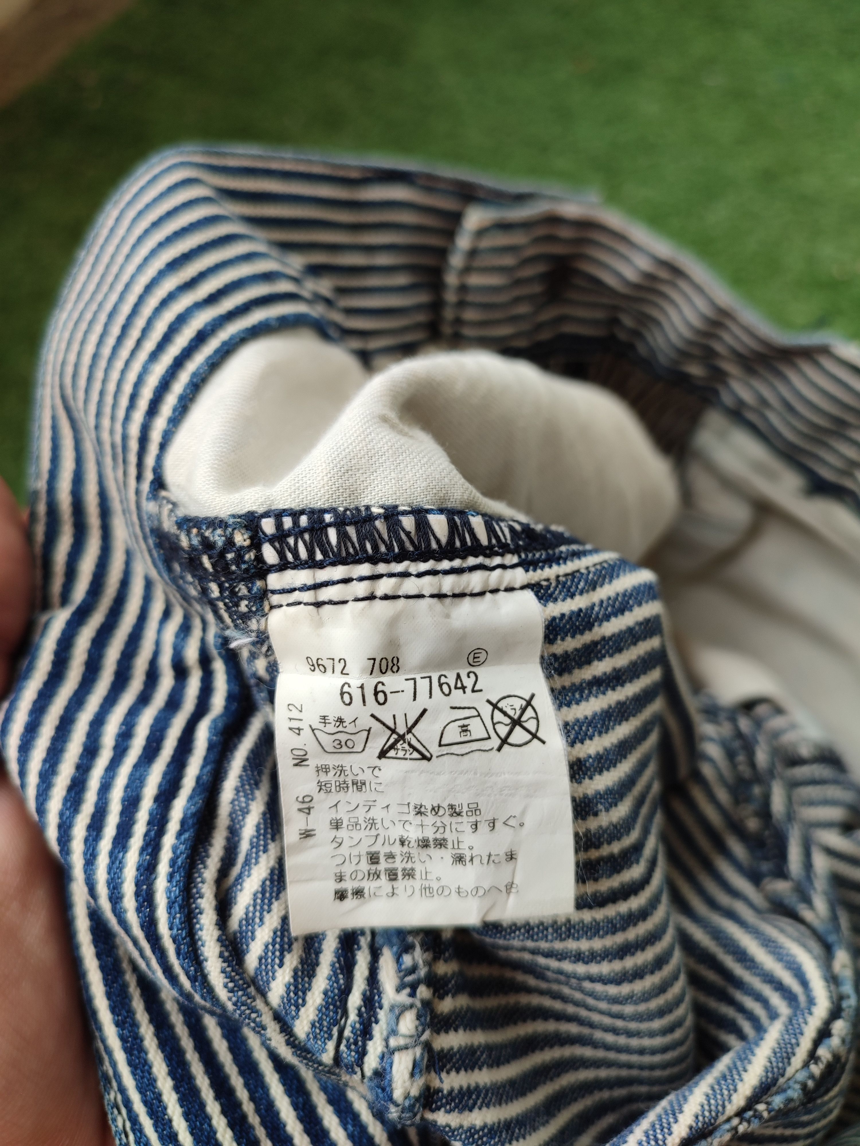 Takeo Kikuchi VINTAGE TAKEO KIKUCHI HICKORY DOUBLE KNEE Size US 32 / EU 48 - 10 Thumbnail