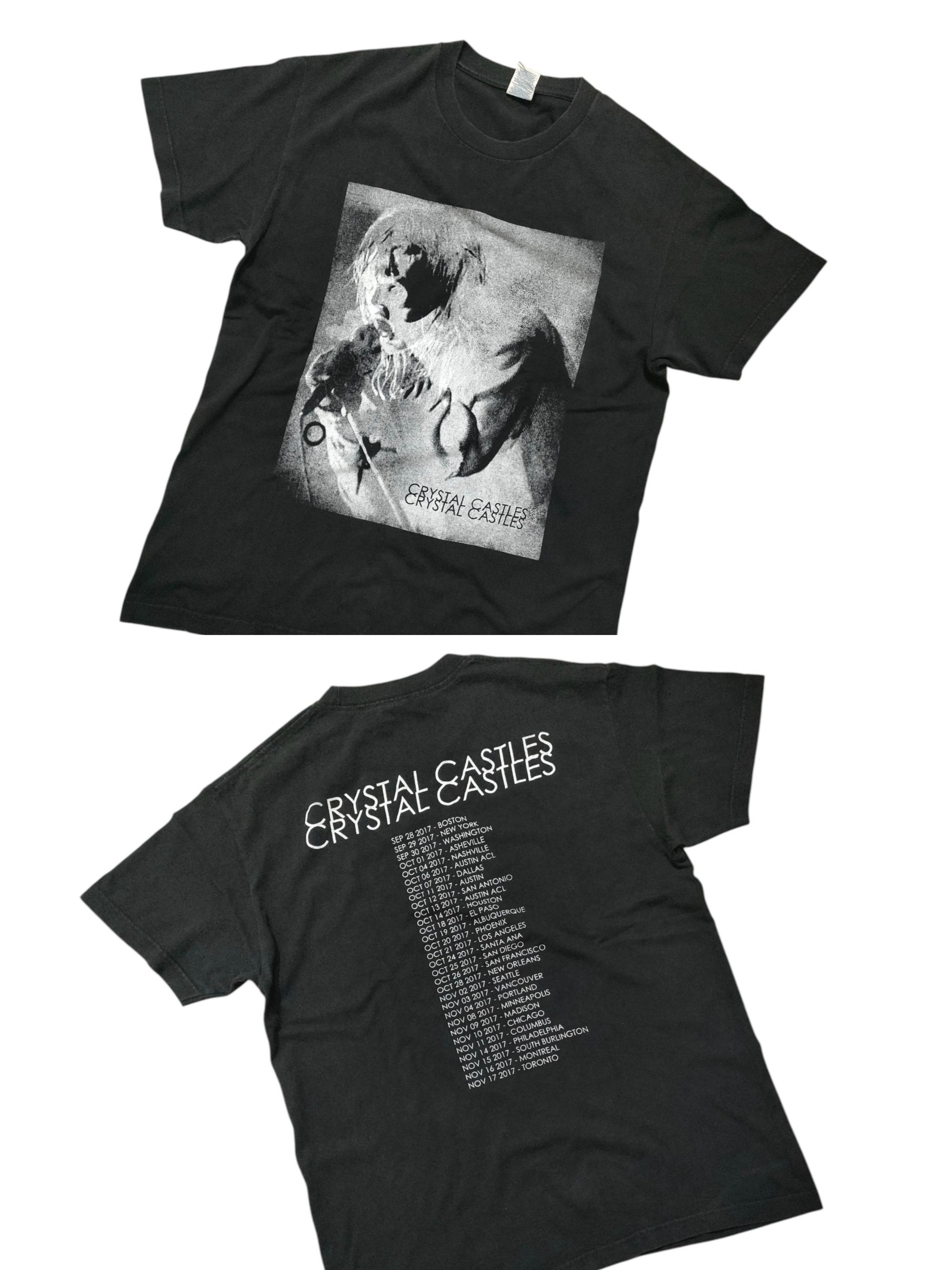 Band Tees 2007 Crystal Castles Crimewave Vintage Shirt | Grailed