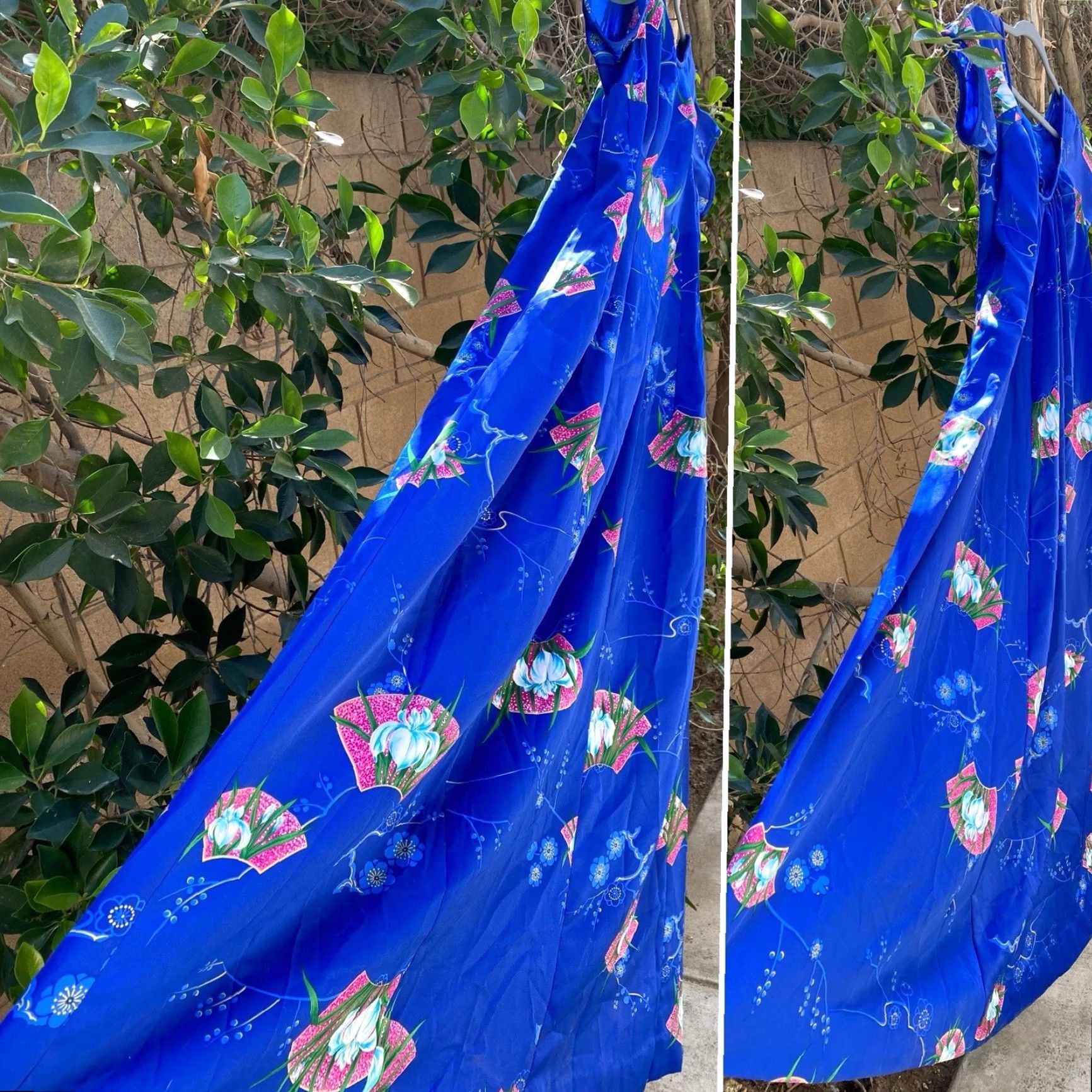 Vintage Paradise Hawaii Made In Honolulu Vintage Hawaiian Dress Tiki Aloha Maxi Size 12 Blue 12 Paradise Hawaii Vintage Hawaii Dress Maxi Size 12 Blue Womens Size XL / US 12-14 / IT 48-50 - 6 Thumbnail