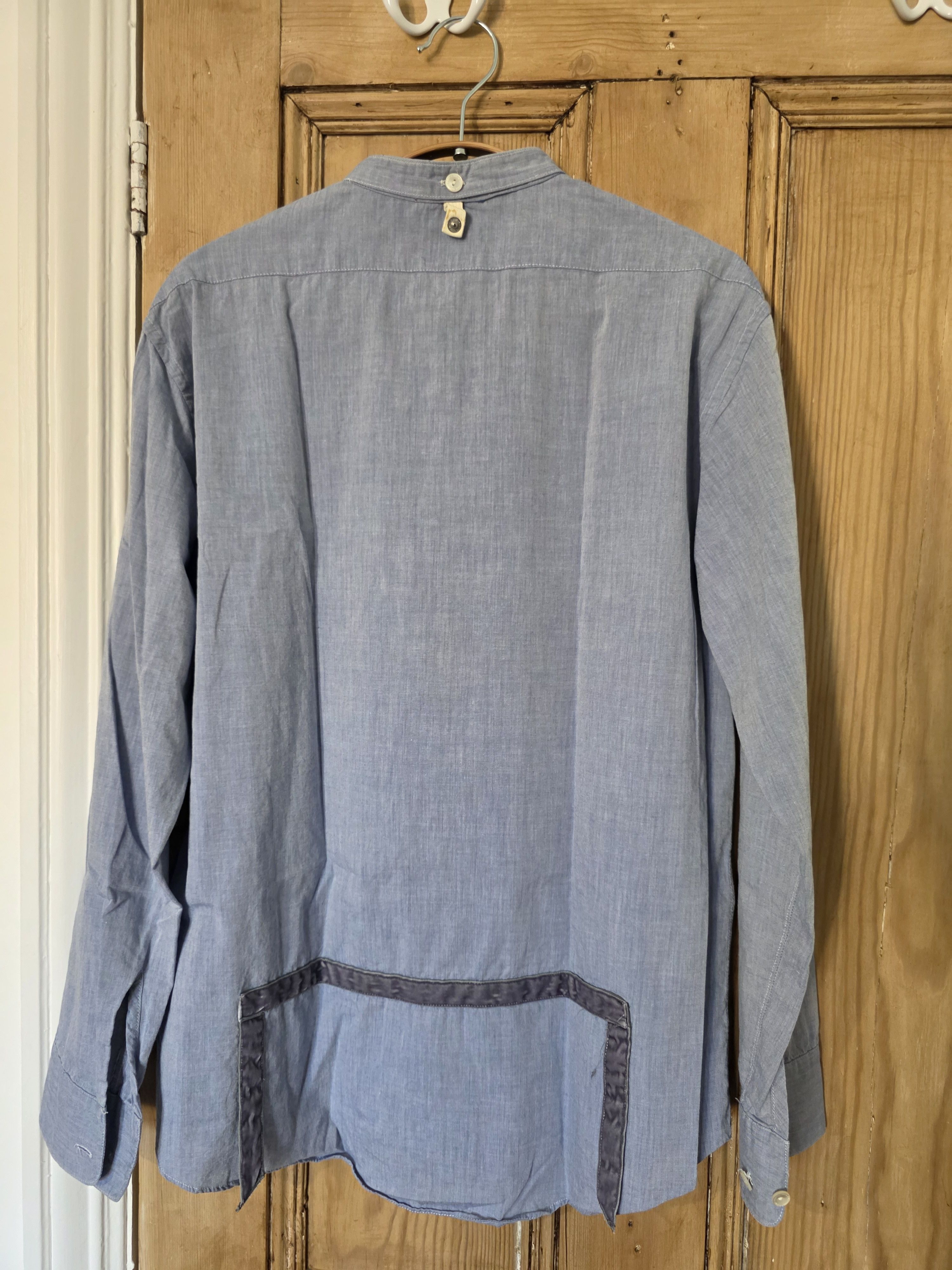 Visvim Visvim Tape Shirt Blue Size US M / EU 48-50 / 2 - 2 Thumbnail