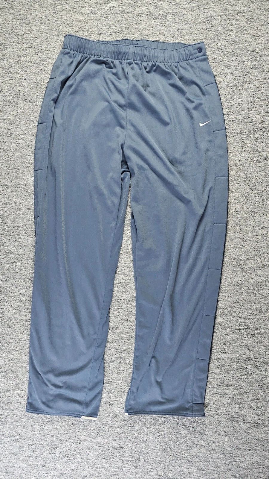 Nike Nike Breakaway Tearaway Snap Track Pants Blue Vintage Men XL Size US 33 - 2 Thumbnail