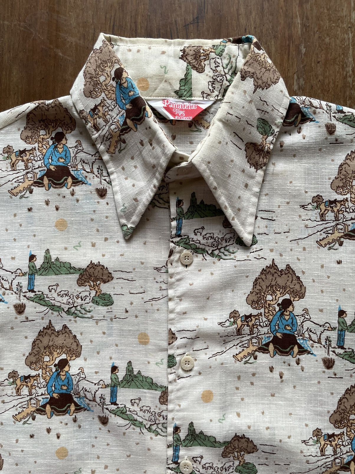 Levi's × Levi's Vintage Clothing ☆ Vintage 70s Levis Patterns Shirt Size US L / EU 52-54 / 3 - 4 Thumbnail