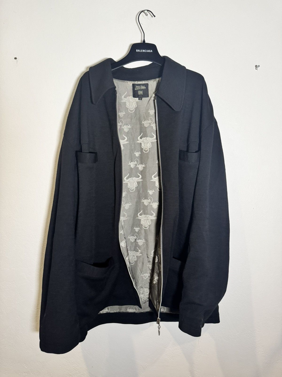 Jean Paul Gaultier JPG F/W1994 Bull Wool Jacket Size US M / EU 48-50 / 2 - 1 Thumbnail