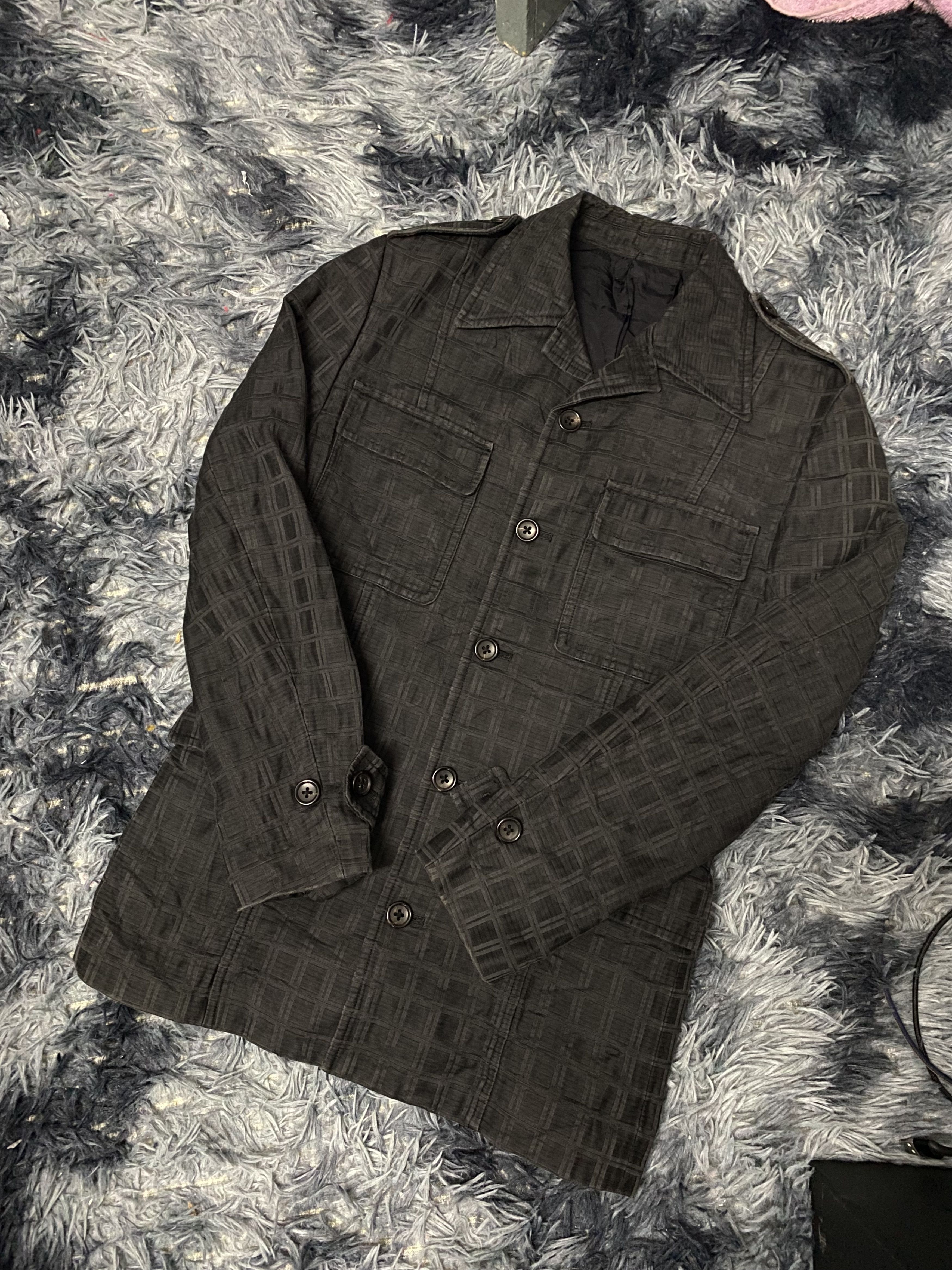 5351 POUR LES HOMMES 💥Final💥Vintage 5351 Pour Les Hommes Checkered Light Jacket Size US S / EU 44-46 / 1 - 4 Thumbnail
