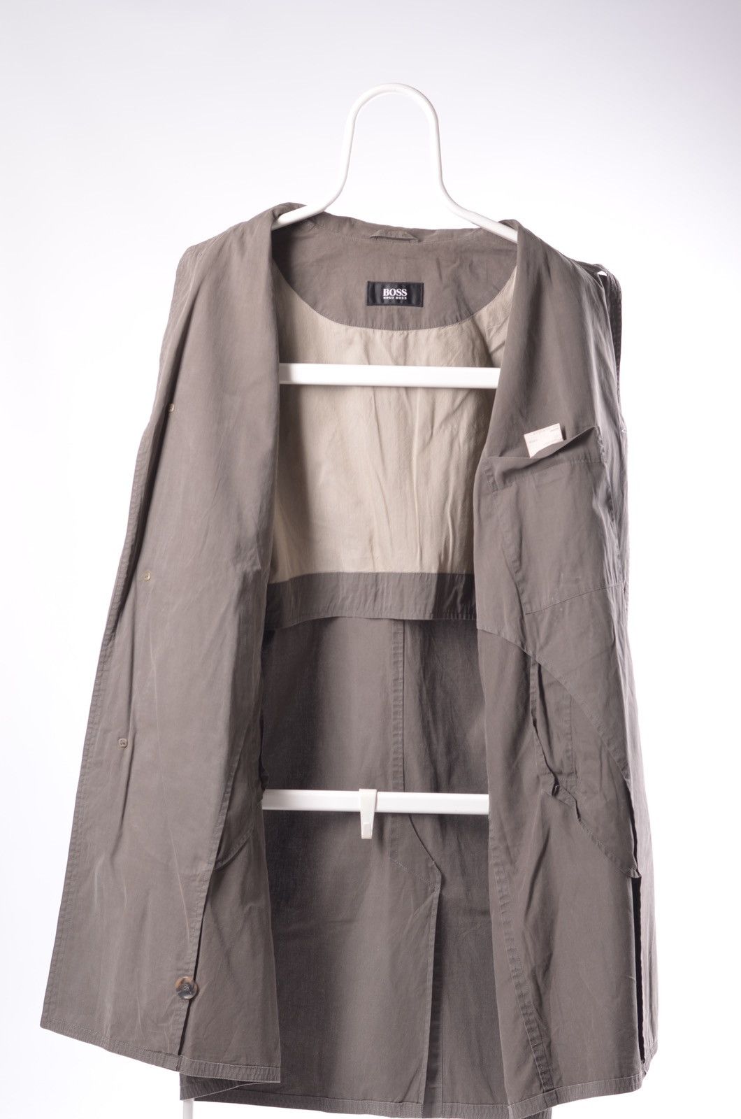 Hugo Boss Hugo Boss Grey Men’s Buttons Trench sz 48 Oversize Size US M / EU 48-50 / 2 - 3 Thumbnail