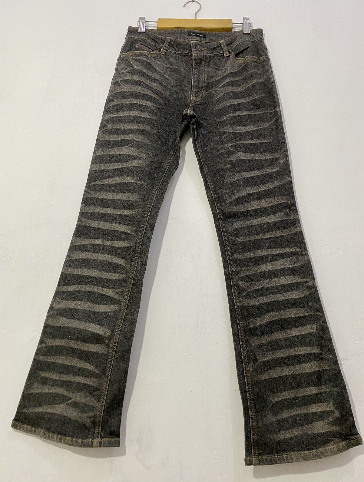 14th Addiction 💥Flare💥Daily Topic Snake Motif Flare Jeans Size US 30 / EU 46 - 3 Thumbnail