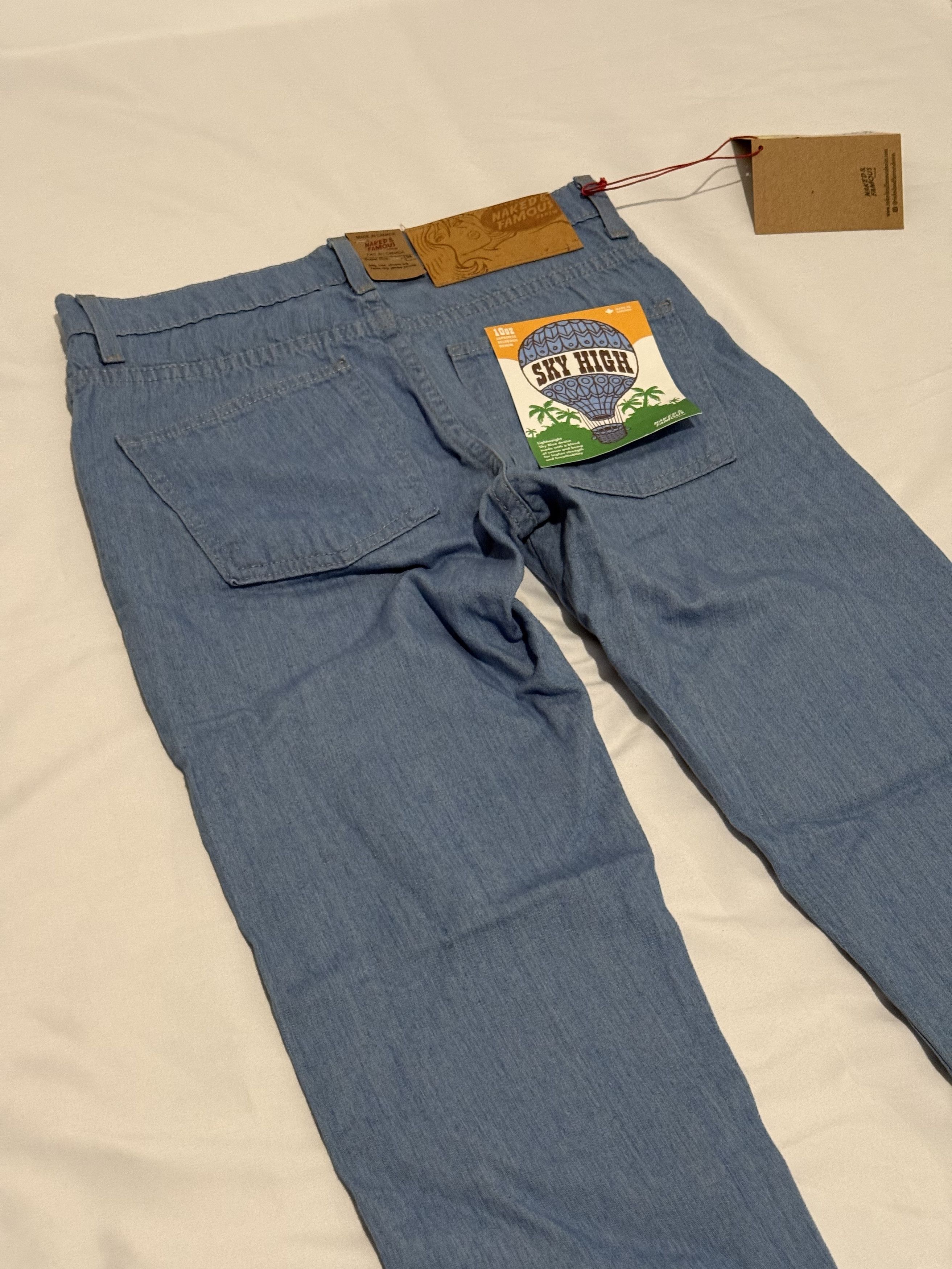 Naked & Famous Sky High Denim - Super Guy - 28 - Hemp Denim Size US 28 / EU 44 - 6 Thumbnail