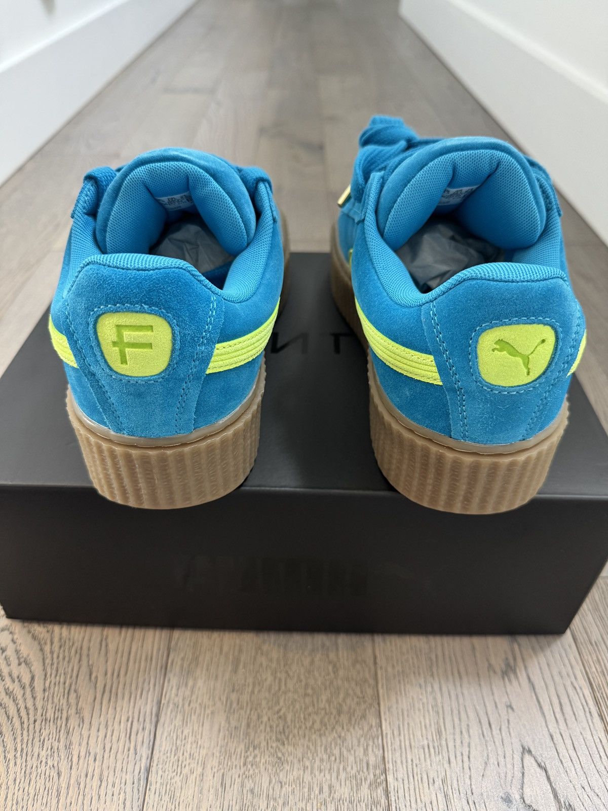 Fenty × Puma Fenty X Puma Creeper Phatty (speed blue - lime pow - gum) Size US 9.5 / EU 42-43 - 4 Thumbnail