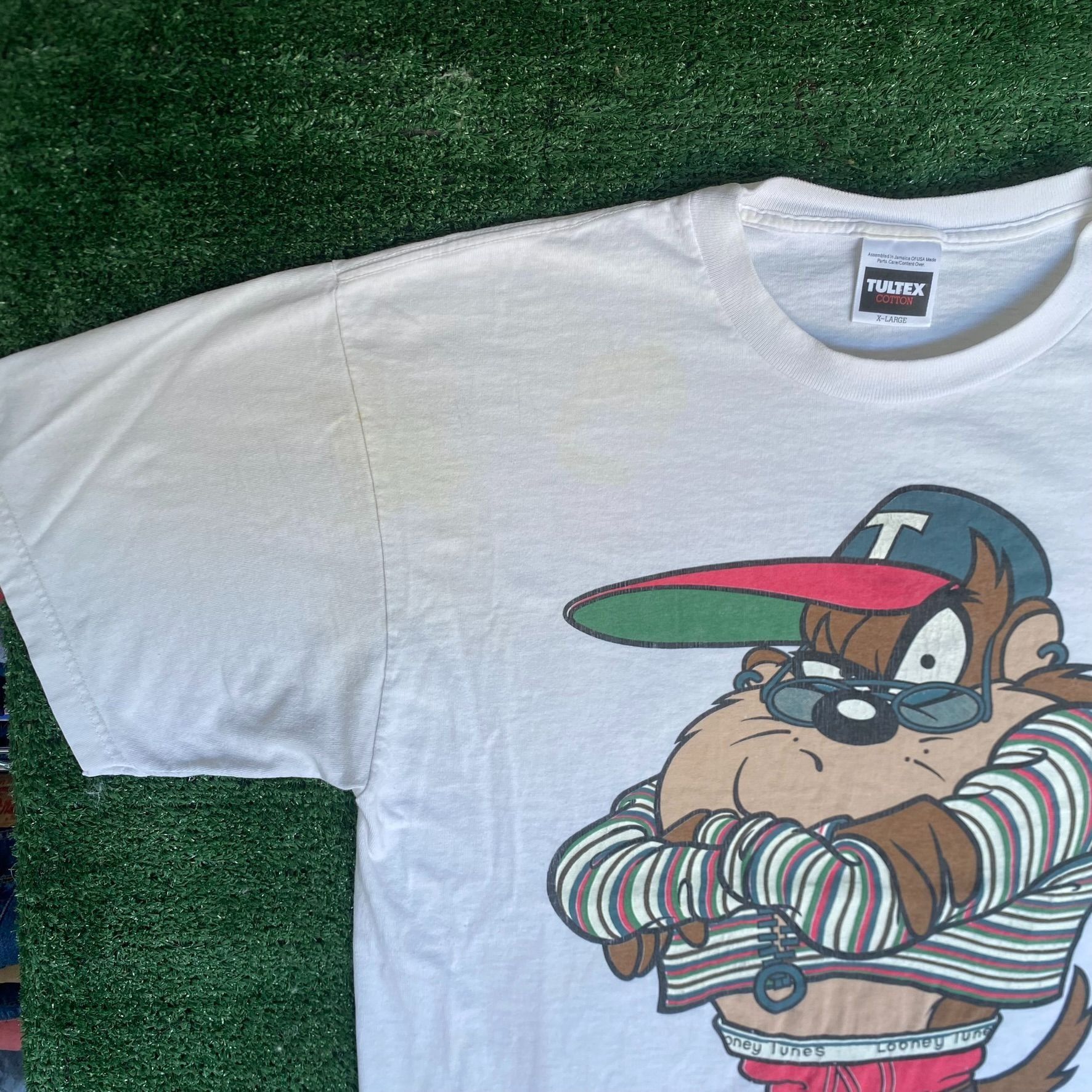 Vintage Vintage 90s Taz Tasmanian Devil Shirt Looney Tunes Retro Tee Size US XL / EU 56 / 4 - 2 Thumbnail