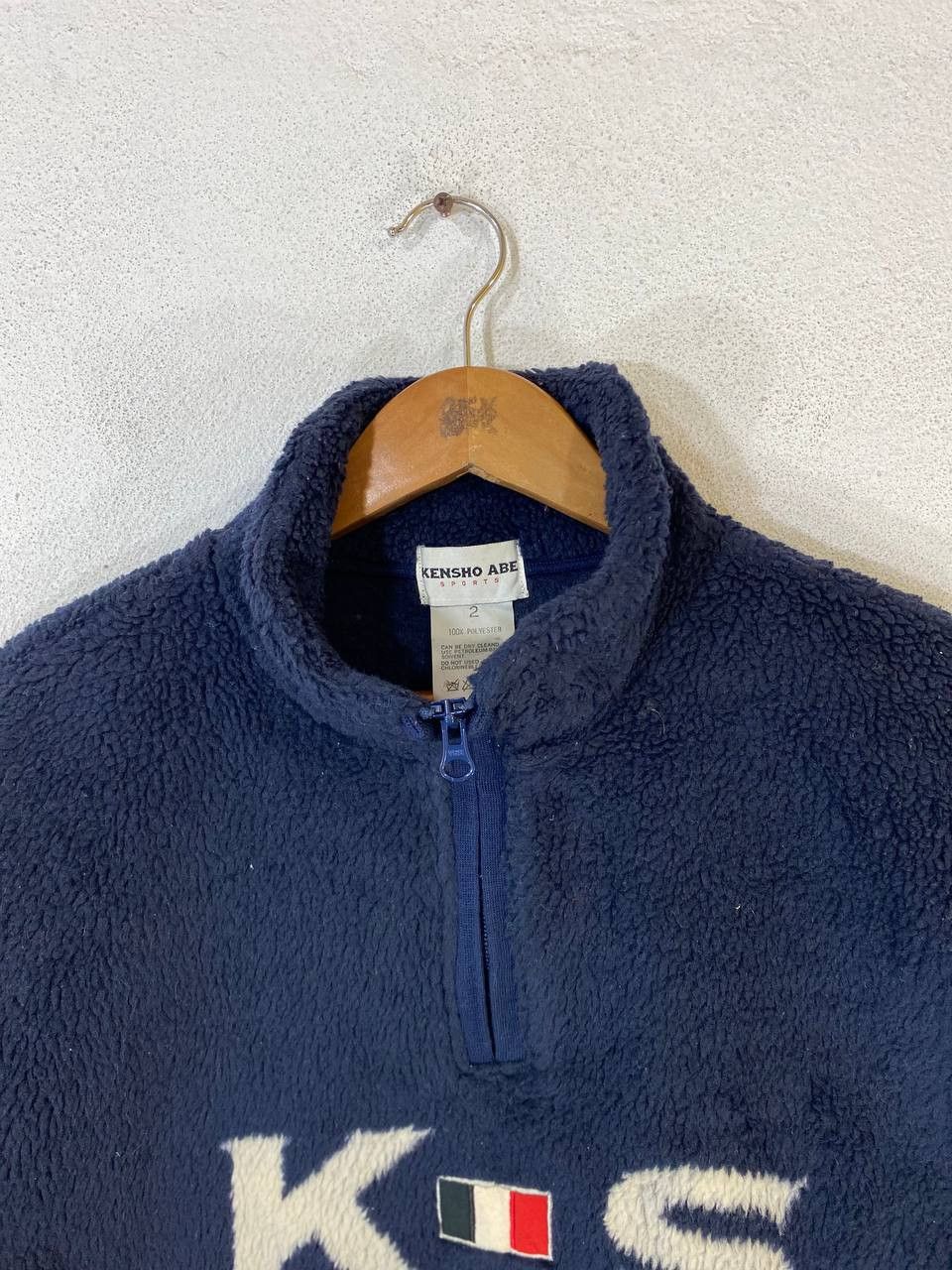 Japanese Brand kensho abe japanese brands half zipper fleece jacket Size US L / EU 52-54 / 3 - 2 Thumbnail