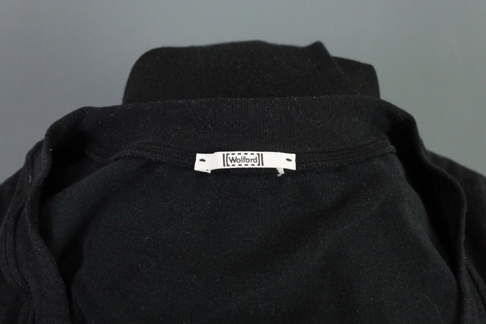 Wolford Wolford Black Knitted V-Neck Casual Pullover Sweater Size M / US 6-8 / IT 42-44 - 12 Thumbnail