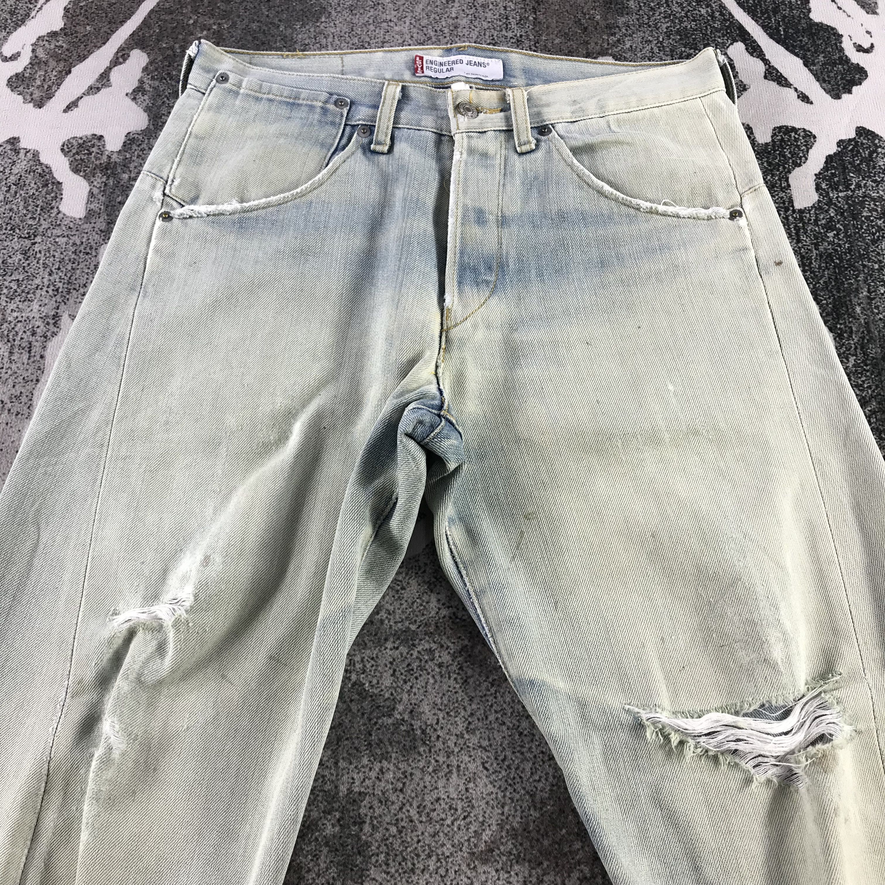 Levi's Vintage Levis Engineeered Jeans Distressed Denim KJ3375 Size US 32 / EU 48 - 3 Thumbnail