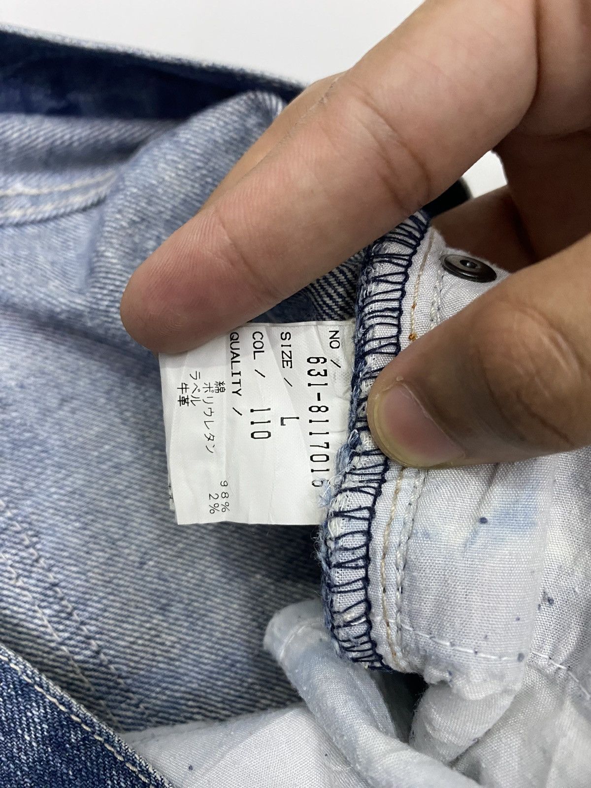 If Six Was Nine × Le Grande Bleu (L.G.B.) × Tornado Mart 🔥TORNADO MART FLARE JEANS DISTRESS CUSTOM MADE DENIM JEANS Size US 30 / EU 46 - 9 Thumbnail