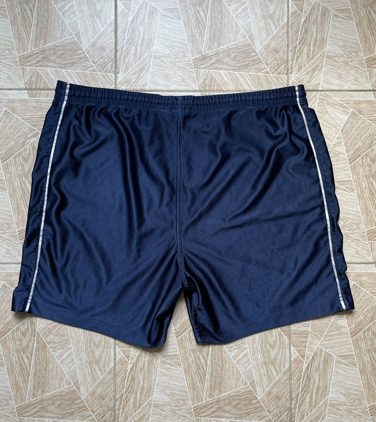 Nike × Vintage Vintage Retro Nike Shimmering Navy Shorts Swoosh Sport Drill Size US 34 / EU 50 - 3 Thumbnail