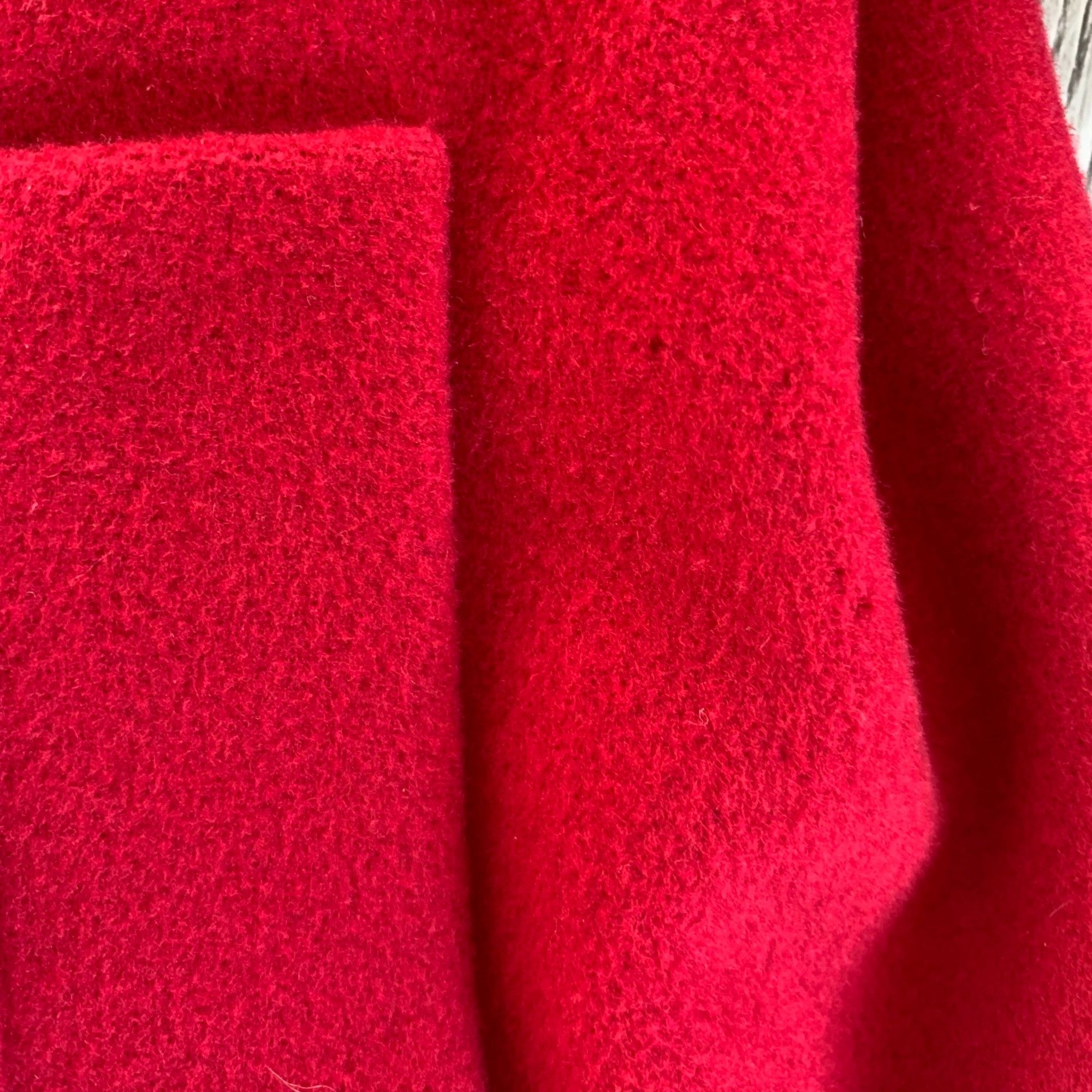 L.L. Bean LL Bean Wool & Cashmere Red Pea Coat 12 Size XL / US 12-14 / IT 48-50 - 10 Thumbnail
