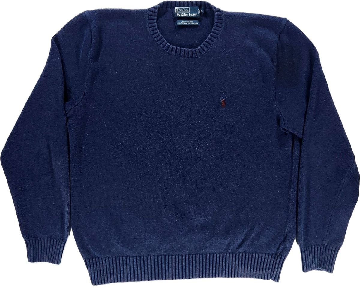 Other Polo Ralph Lauren Crewneck Sweater 100% Cotton Knit Mens L Size US L / EU 52-54 / 3 - 1 Thumbnail