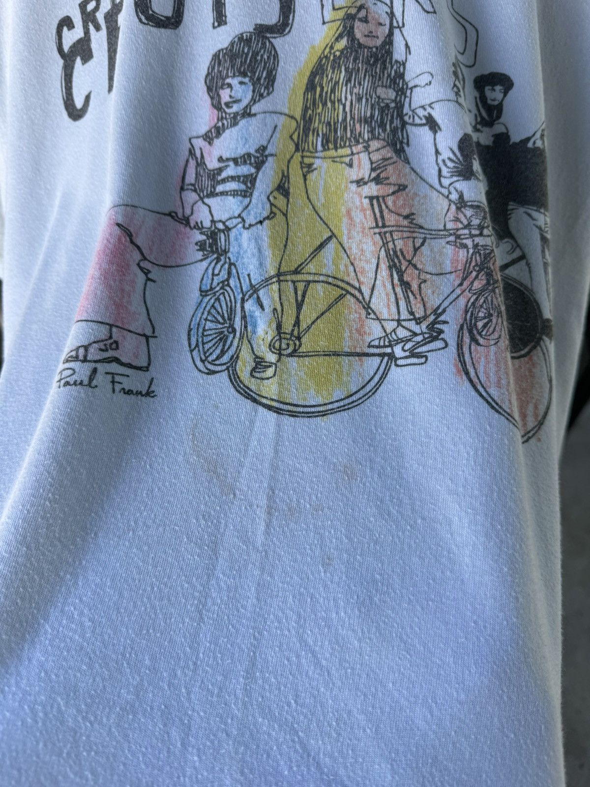 Paul Frank × Vintage Vintage 2006 Paul Frank Cruisers Bike T Shirt Bicycle Size US L / EU 52-54 / 3 - 6 Thumbnail