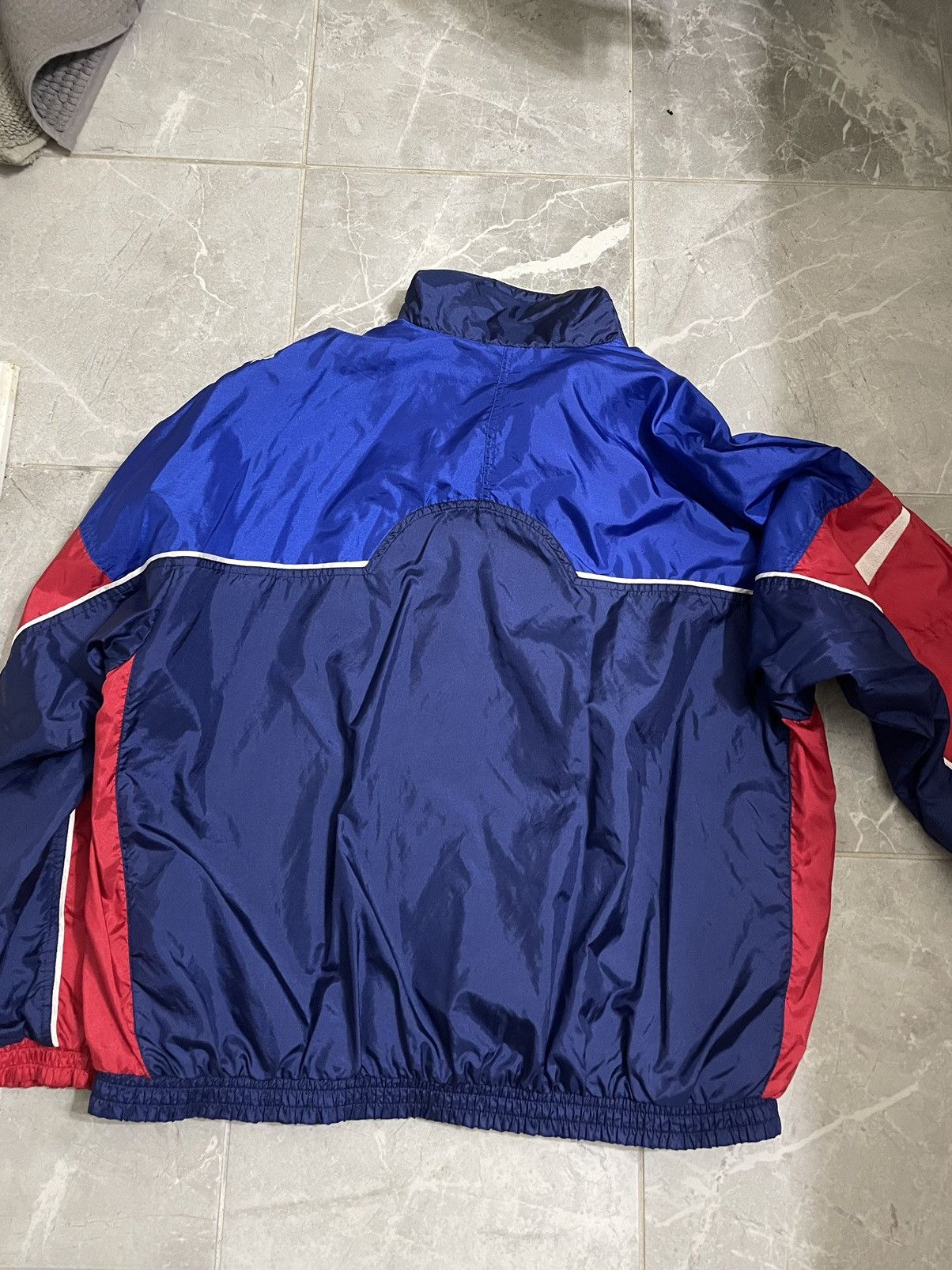 Nike × Vintage Red and Blue Nike Windbreaker Size US L / EU 52-54 / 3 - 3 Thumbnail