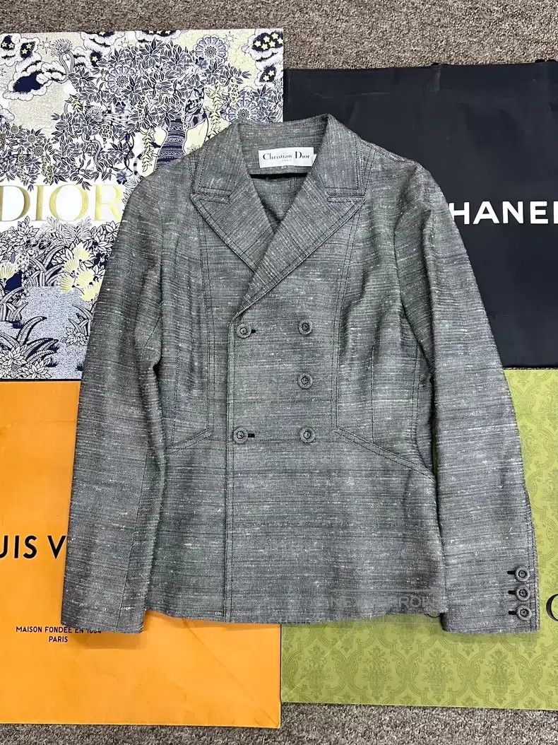 Dior Dior Grey suit jacket Size XS / US 0-2 / IT 36-38 - 1 Thumbnail