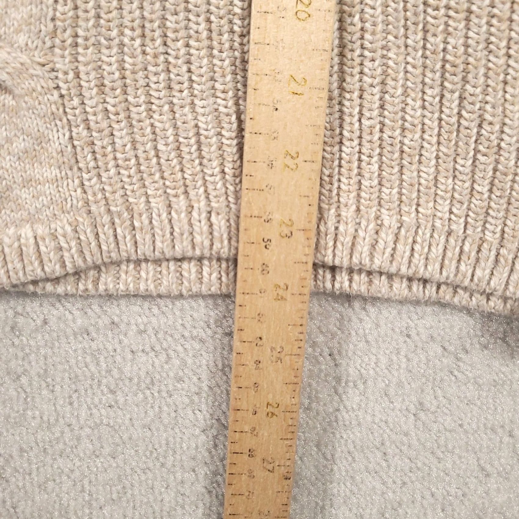 Talbots Talbots Cable-Knit Sweater XL Beige Pullover Womens Size XL / US 12-14 / IT 48-50 - 6 Thumbnail