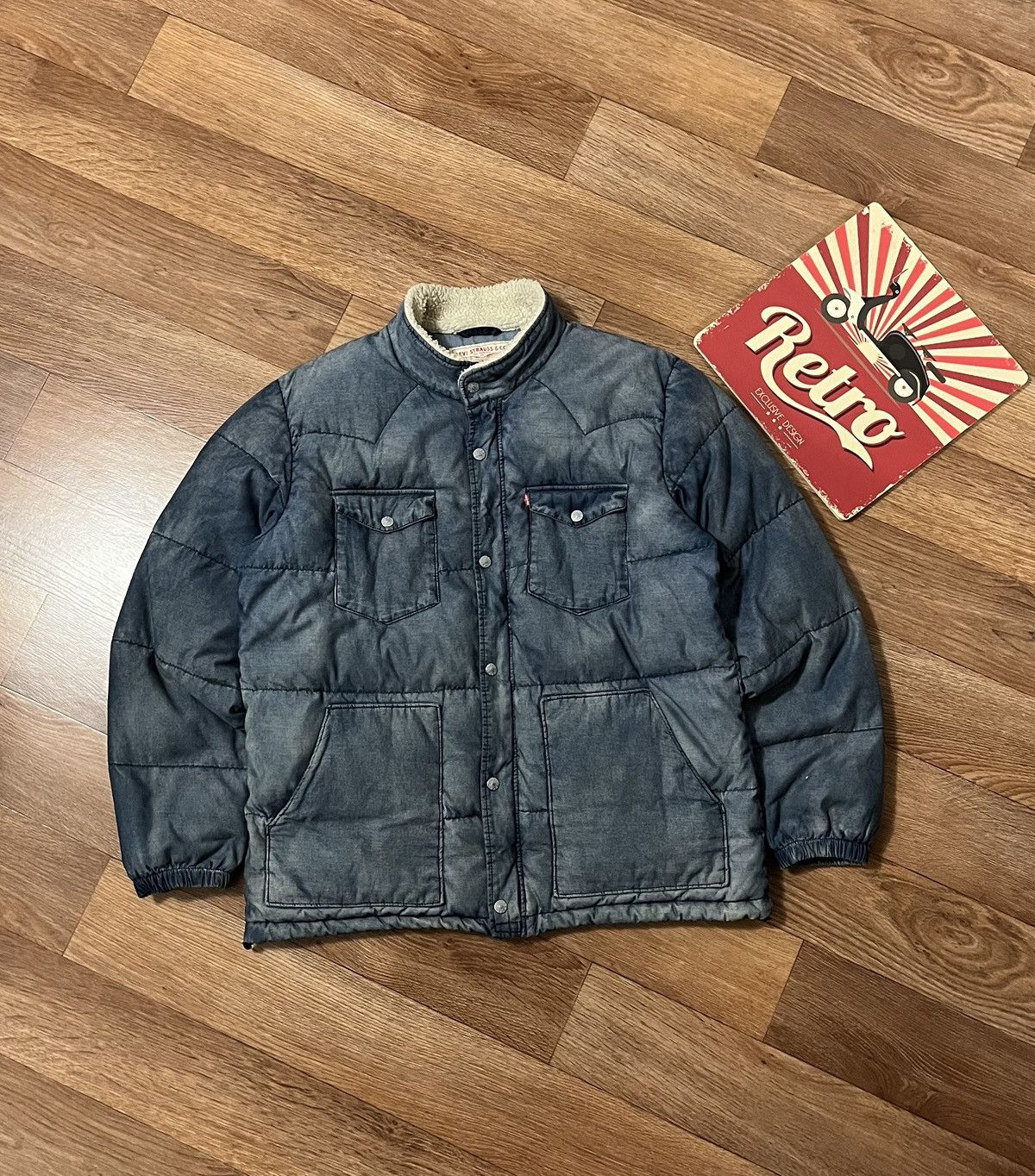Levi's Levis Down Barstow Puffer Jacket Size US XL / EU 56 / 4 - 1 Thumbnail