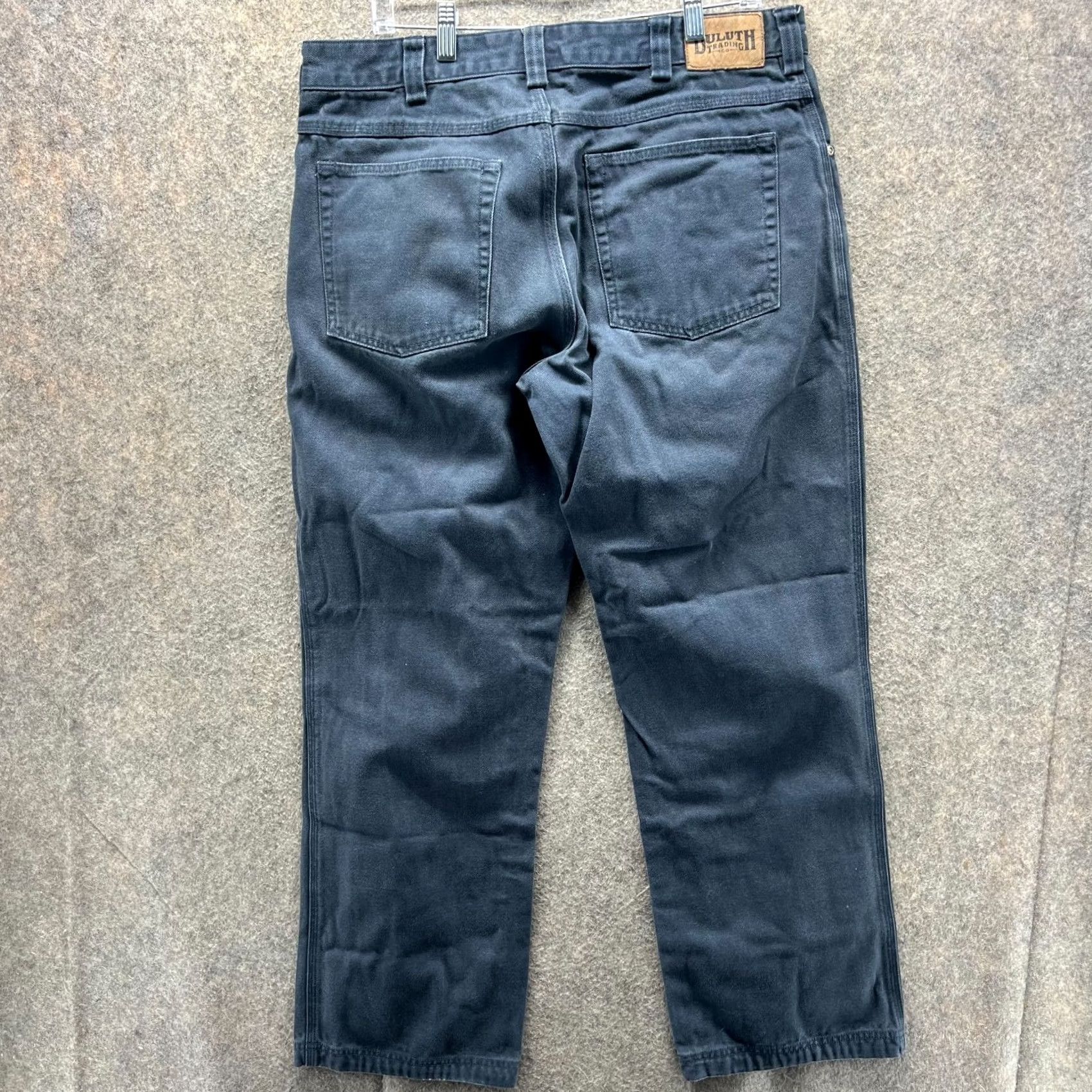 Vintage VINTAGE Duluth Jeans Mens 36x32 Blue Navy Chino Trouser Cotton Preppy Straight Baggy Jeans Regular 36 32 Blue Cotton Preppy Vintage Mens Pants Pockets Size US 36 / EU 52 - 2 Thumbnail