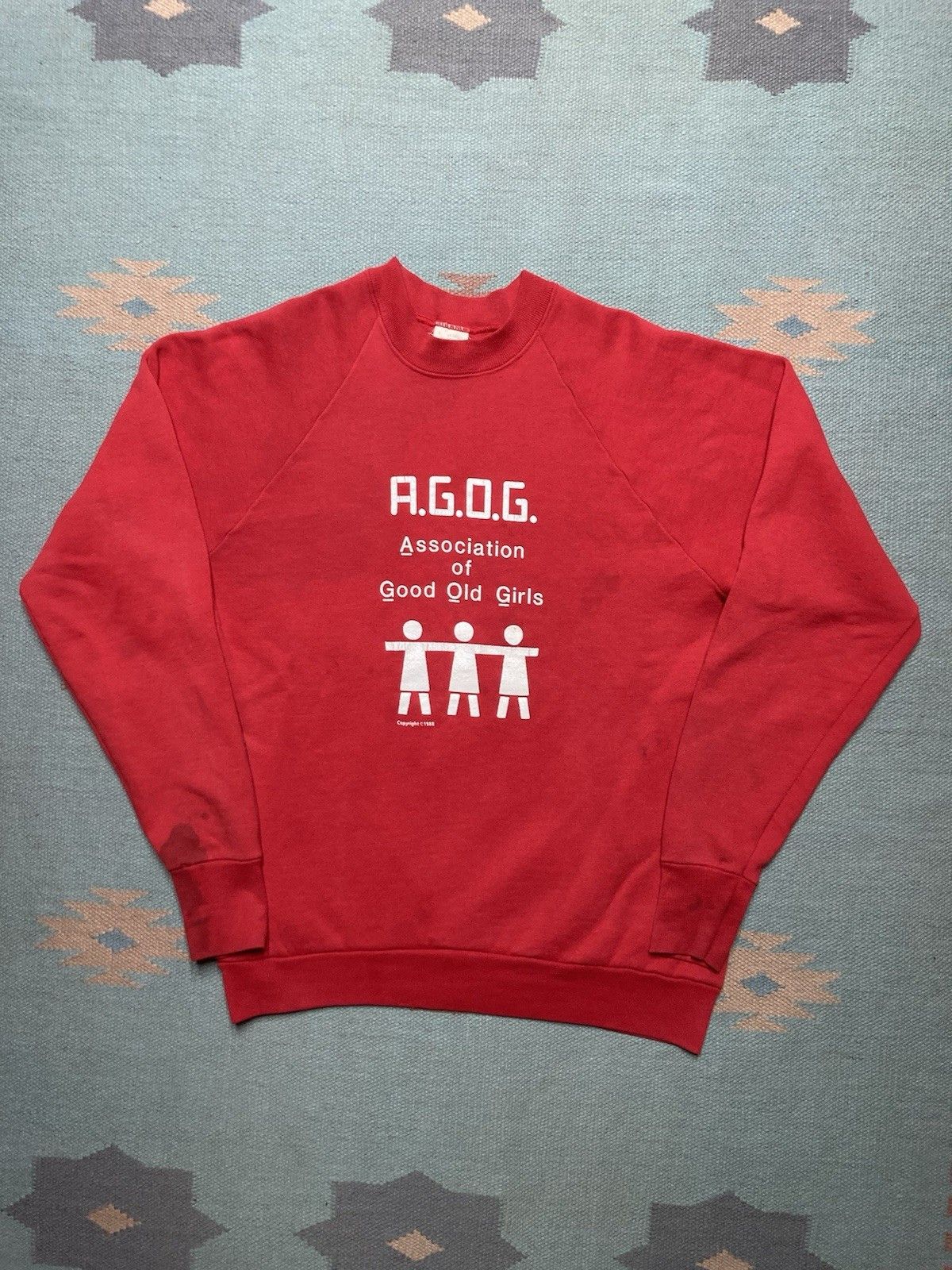 Fruit Of The Loom × Vintage sweatshirt association of good old girls women empowerment L Size US L / EU 52-54 / 3 - 1 Thumbnail
