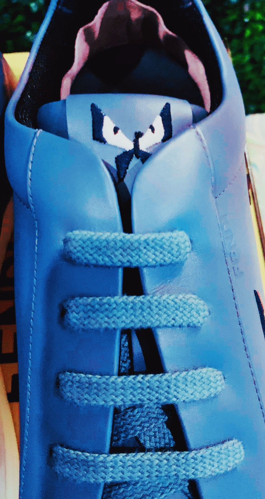 Fendi FENDI Multi Butterfly Bag Bugs Low-Top Storm Leather Sneaker Size US 13 / EU 46 - 11 Thumbnail