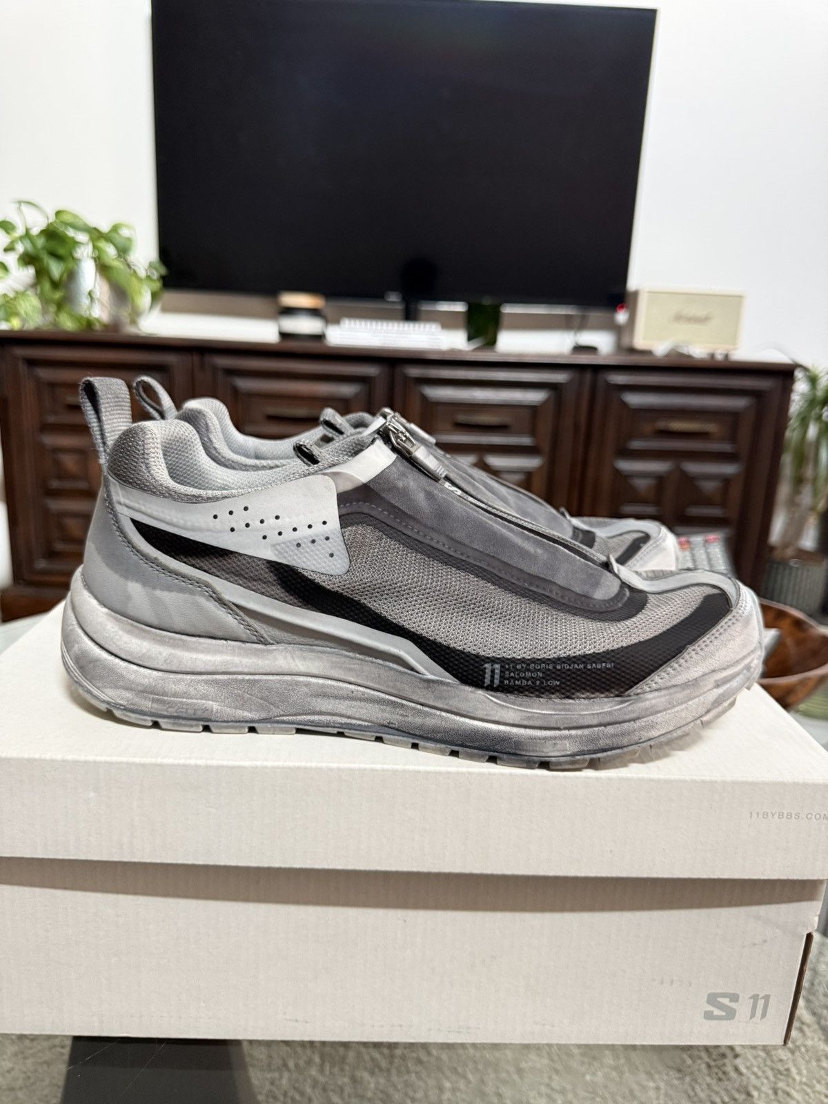 11 By Boris Bidjan Saberi × Salomon 11 By BBS Salomon Bamba 2 Low Size US 8.5 / EU 41-42 - 3 Thumbnail