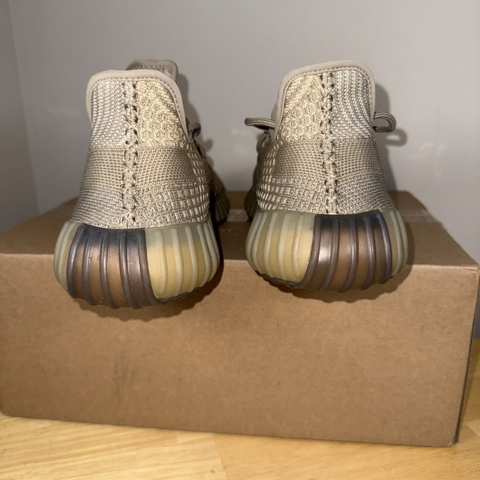 Adidas Size 11.5 - Yeezy Boost 350 V2 Sand Taupe Lightly Stepped In Size US 11.5 / EU 44-45 - 5 Thumbnail