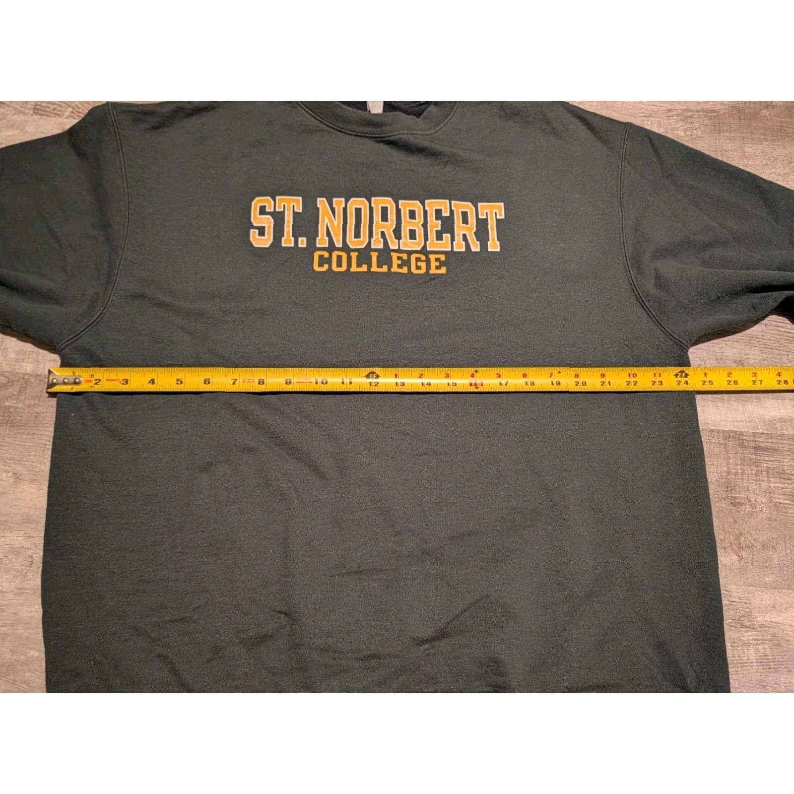 Champion VINTAGE Champion Sweatshirt Crewneck St. Norbert College Green XL Adult Unisex Size US XL / EU 56 / 4 - 6 Thumbnail
