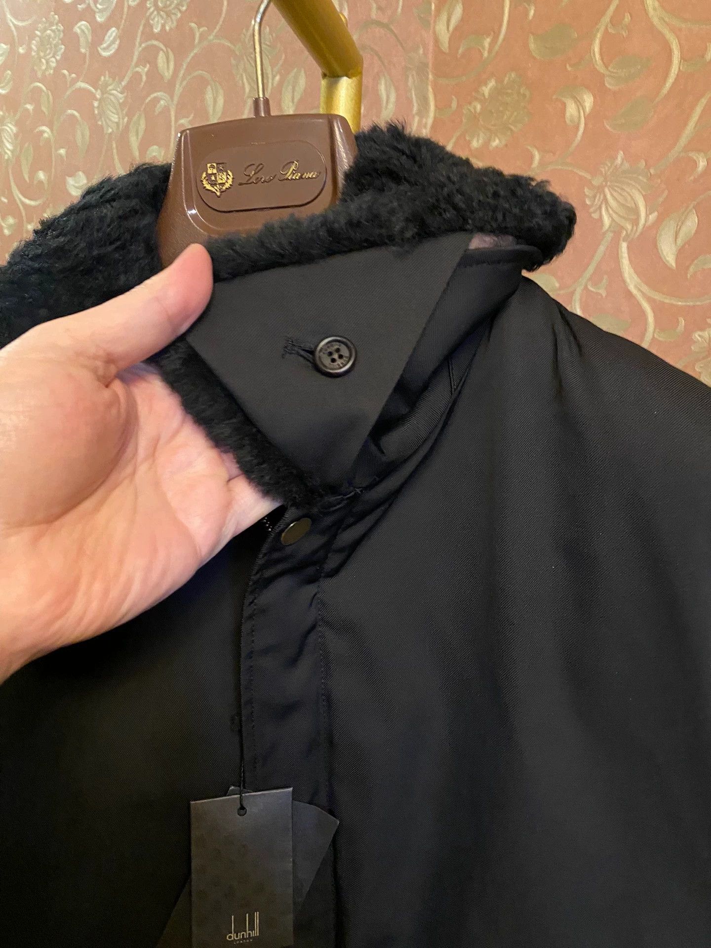 Alfred Dunhill dunhill 80% Goose Down Shearling Collar Bomber Jacket Italy Size US M / EU 48-50 / 2 - 4 Thumbnail