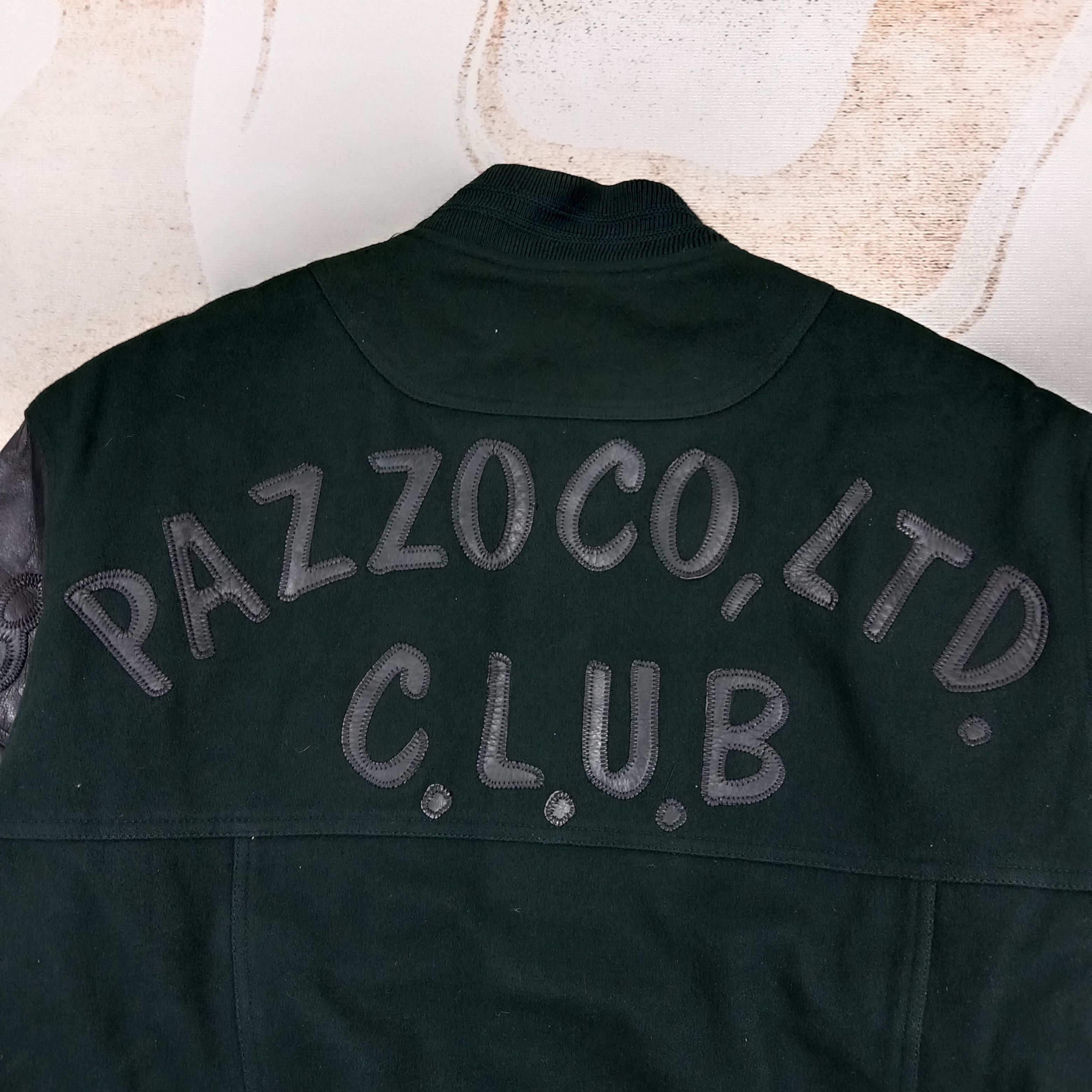Pazzo Pazzo Club Japanese Brand Leather Varsity Jacket C287N16 Size US L / EU 52-54 / 3 - 2 Thumbnail
