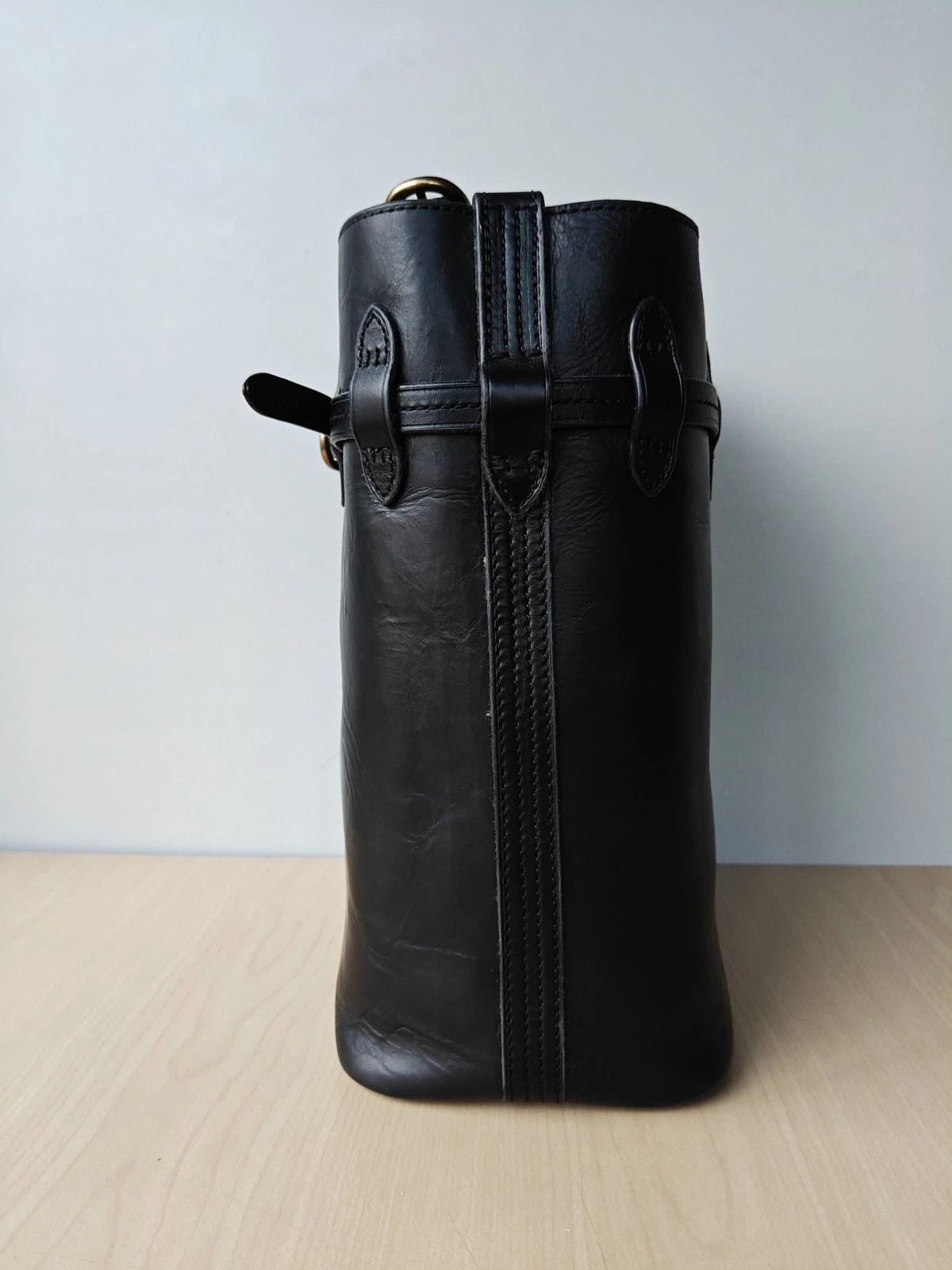Polo Ralph Lauren Polo Ralph Lauren Bellport Leather Large Bucket Bag FTP 0008 Size ONE SIZE - 2 Thumbnail