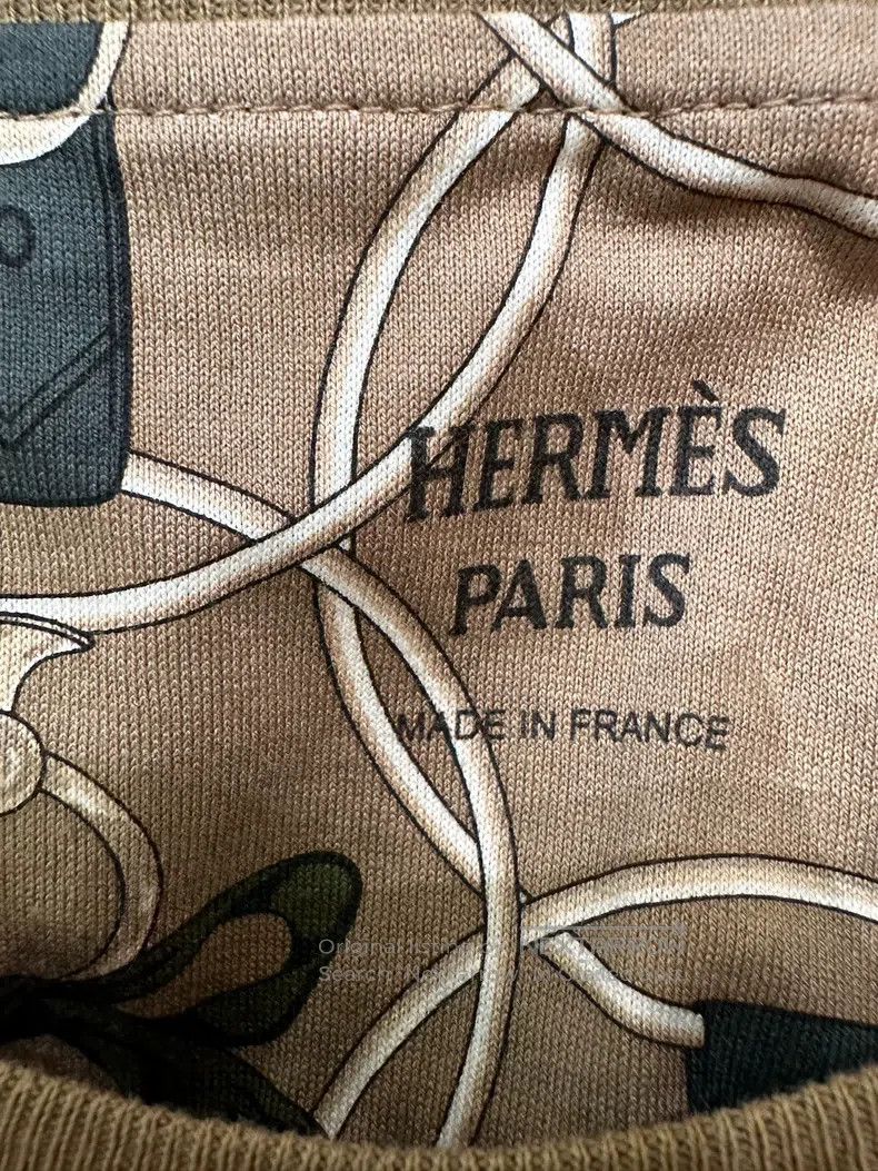 Hermes Hermes Classic Geometric Print Short Sleeve Dress Size XS / US 0-2 / IT 36-38 - 4 Thumbnail
