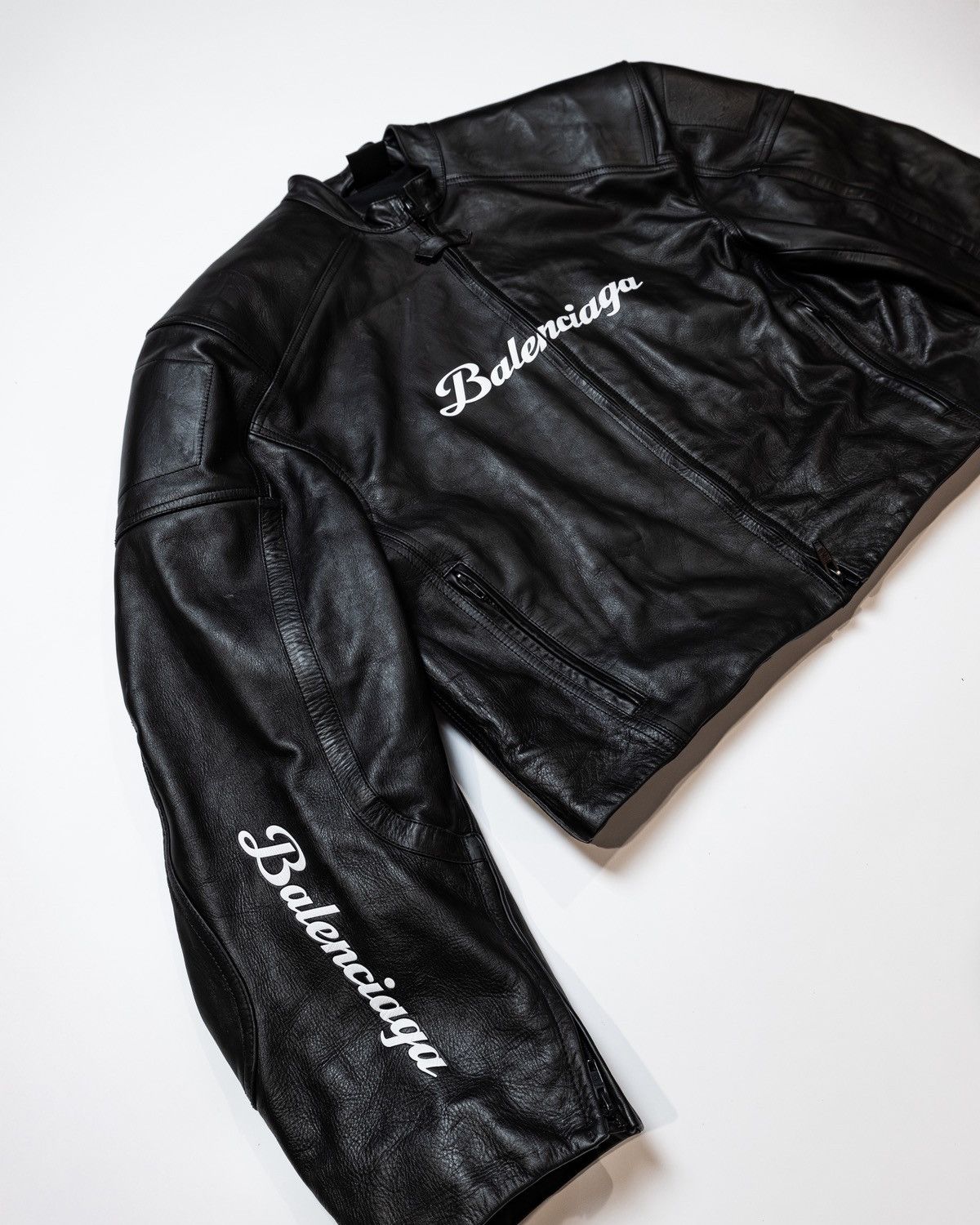 Balenciaga × Lamborghini LEATHER RACER JACKET Size US XL / EU 56 / 4 - 2 Thumbnail