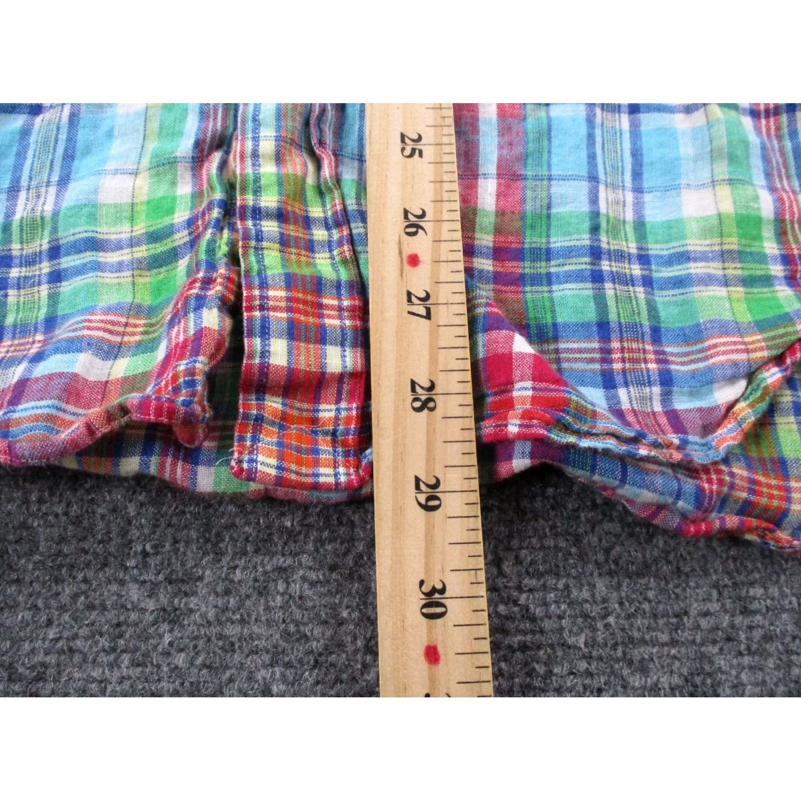 Ralph Lauren Ralph Lauren Polo Shirt Mens L Multicolor Knit Linen Size 42R - 4 Thumbnail