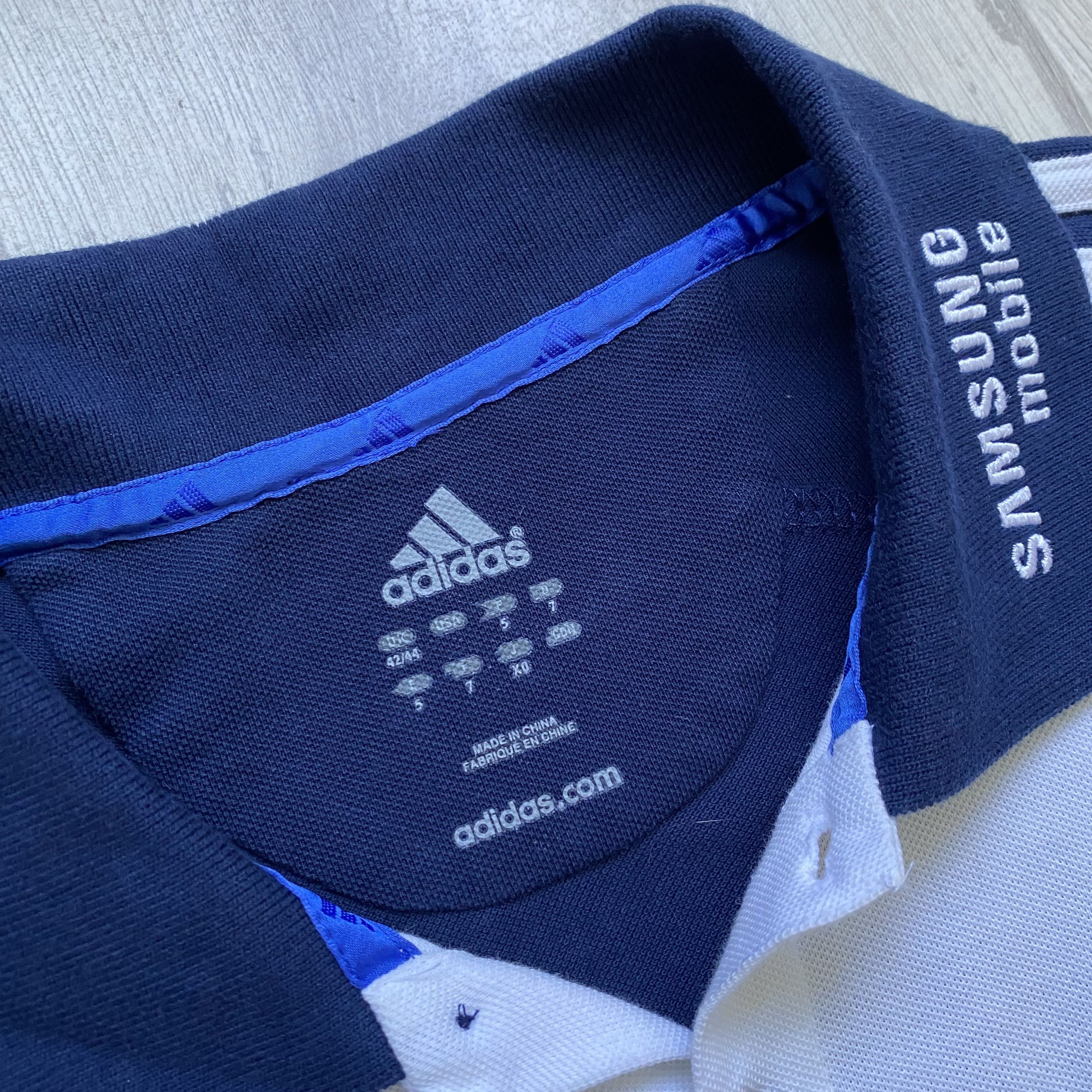 Chelsea Soccer Vintage 00s Adidas Chelsea Polo Football team Soccer Drill Size US L / EU 52-54 / 3 - 5 Thumbnail