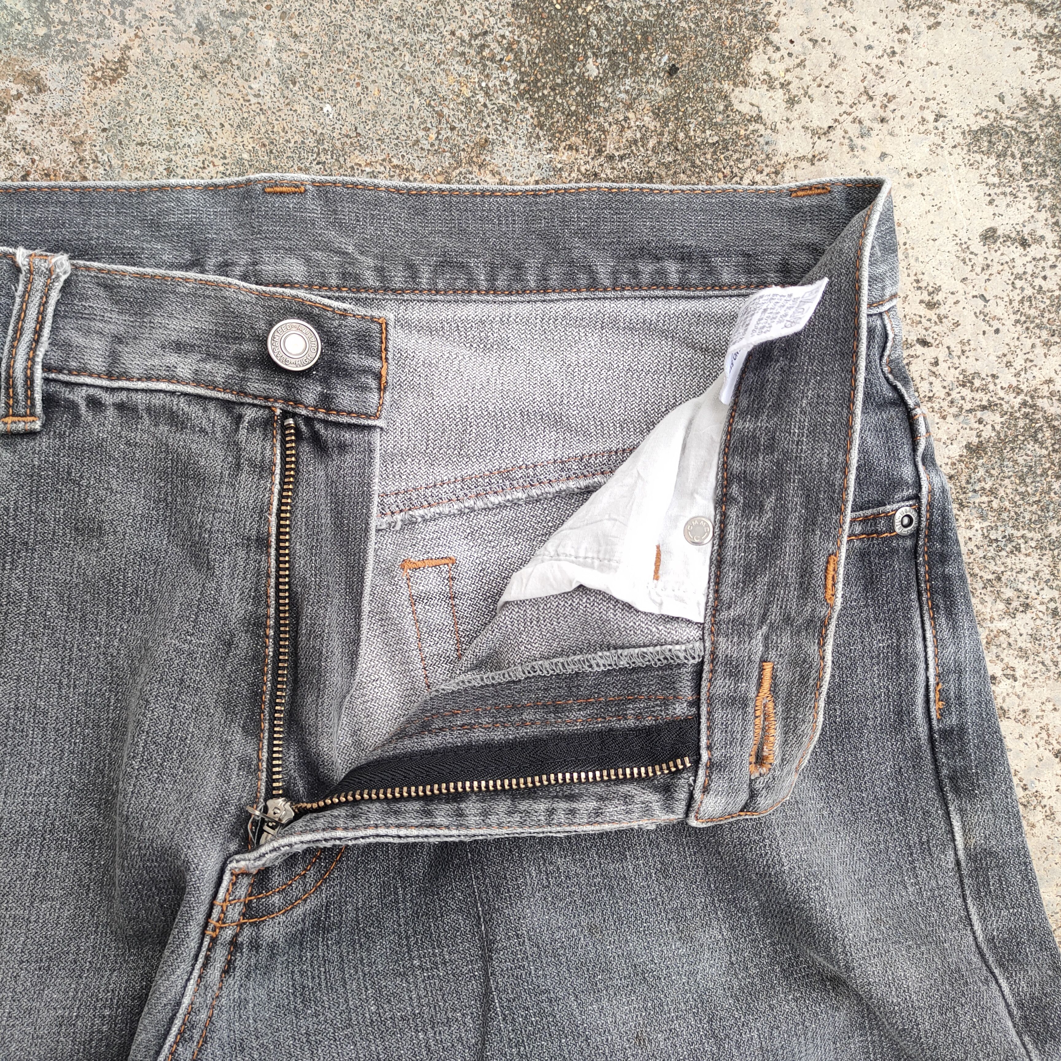 Japanese Brand × Jean VINTAGE JAPANESE FADED BLACK JEANS DENIM PANTS Size US 33 - 6 Thumbnail
