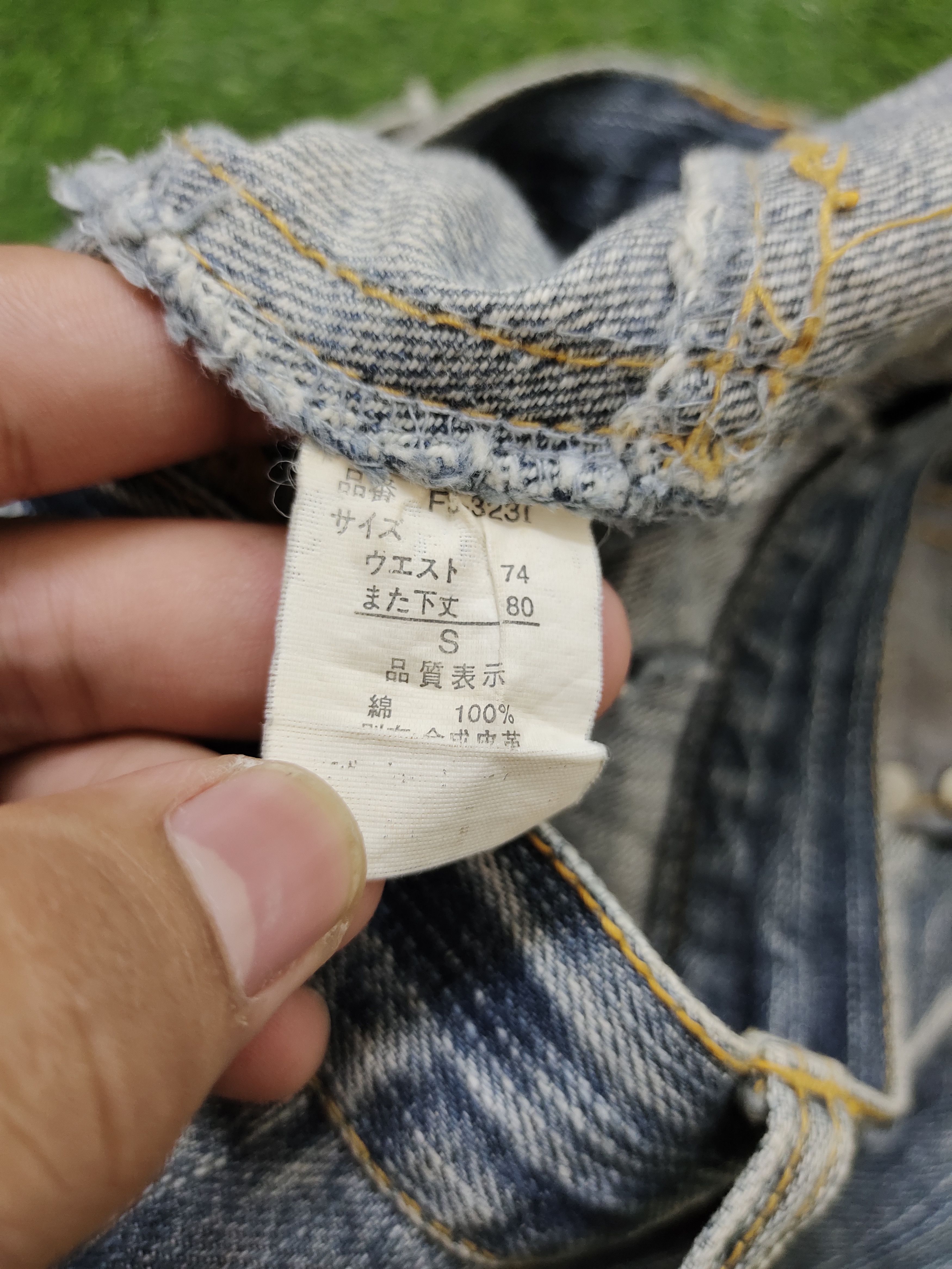 If Six Was Nine Flare Jeans FS Studded Distress Faded Boot Cut Y2k Mudmax Size US 30 / EU 46 - 21 Thumbnail
