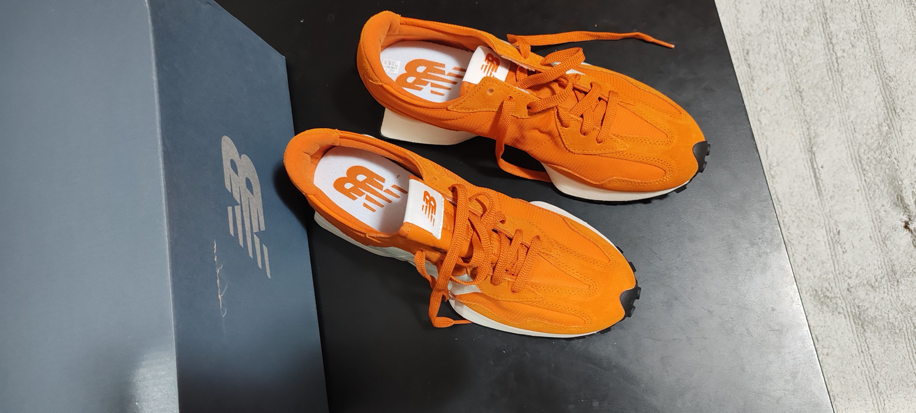 New Balance Baskets New Balance-MS327GC Orange Unisexe Tg:44 Size US 10.5 / EU 43-44 - 9 Thumbnail