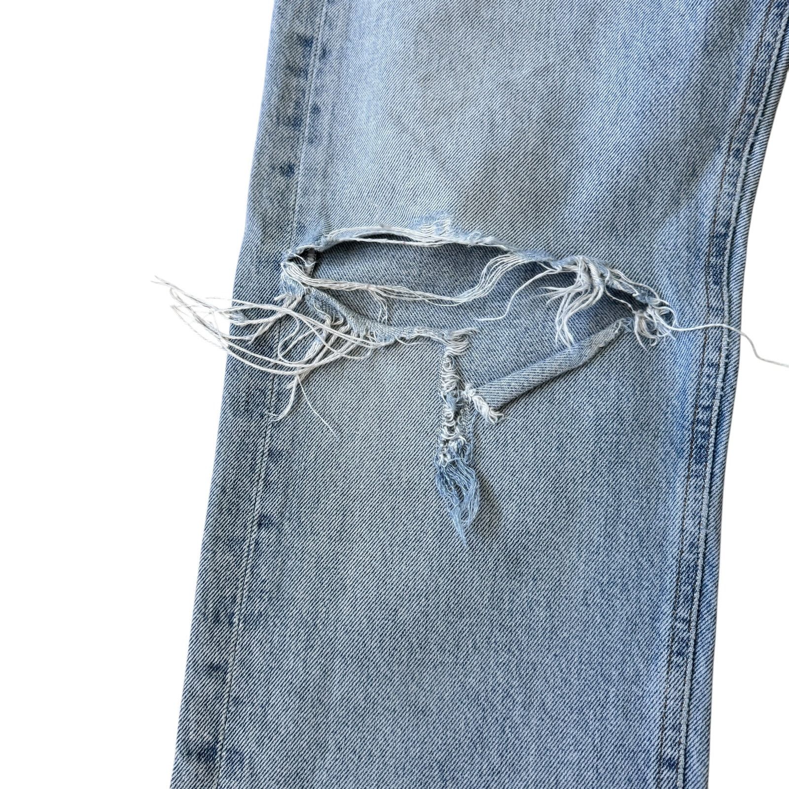 Agolde AGOLDE 90s Mid Rise Loose Fit Jean Captured Distressed Size 25" / US 0 / IT 36 - 5 Thumbnail