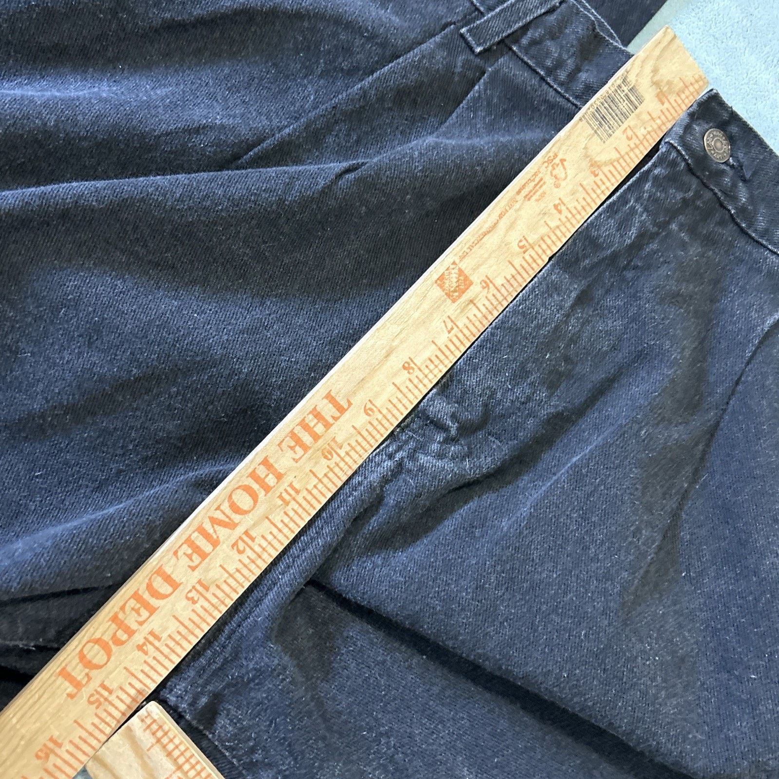 Lee USA Beyond Baggy Tapered Jeans Women 18 34x30 Black Hamilton Size 36" / US 14 / IT 50 - 11 Thumbnail
