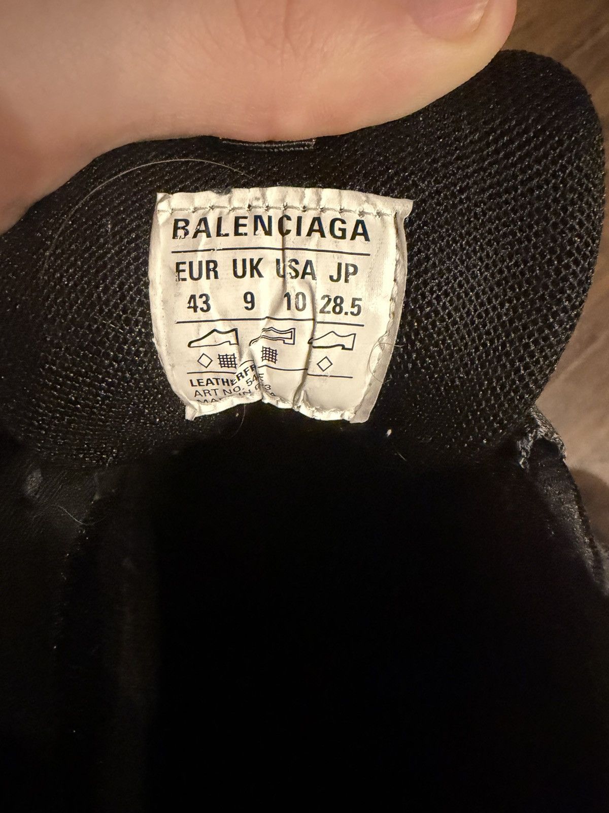 Balenciaga Balenciaga track faded blue RARE Size US 9 / EU 42 - 8 Thumbnail