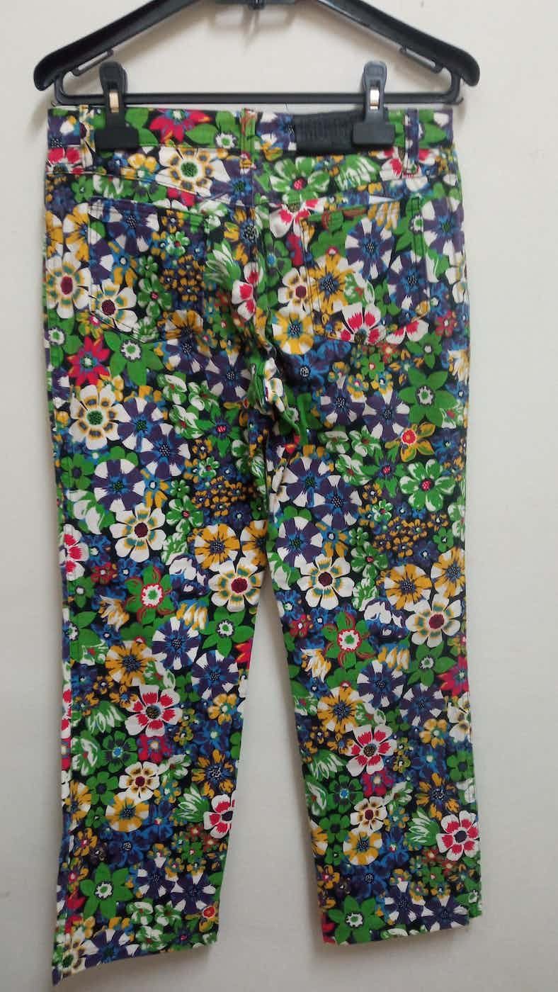 Love Moschino 🔥🔥Rare Vintage Moschino Donna Floral Pants Size 29" - 2 Thumbnail